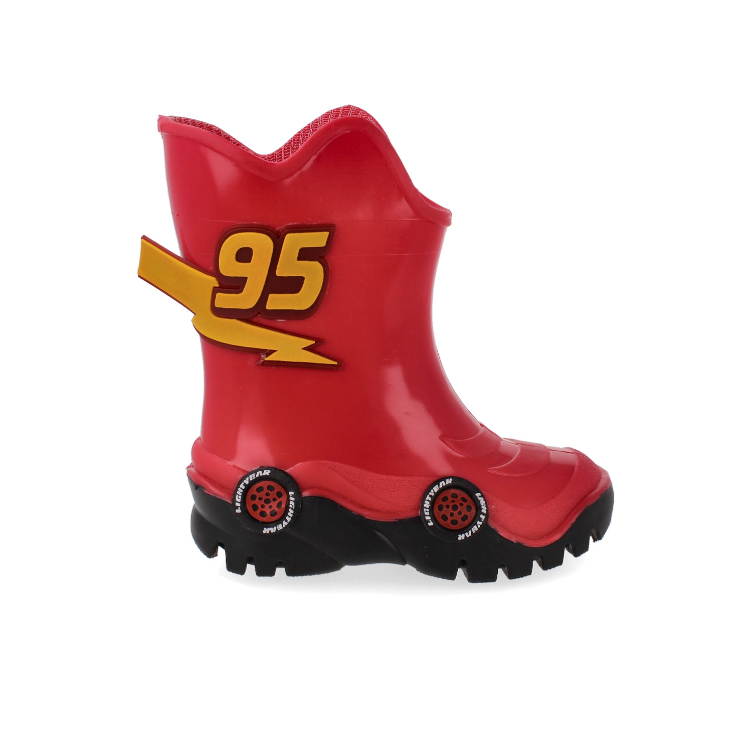 Botin de Lluvia Bubble Gummers color Rojo/Negro para Niño