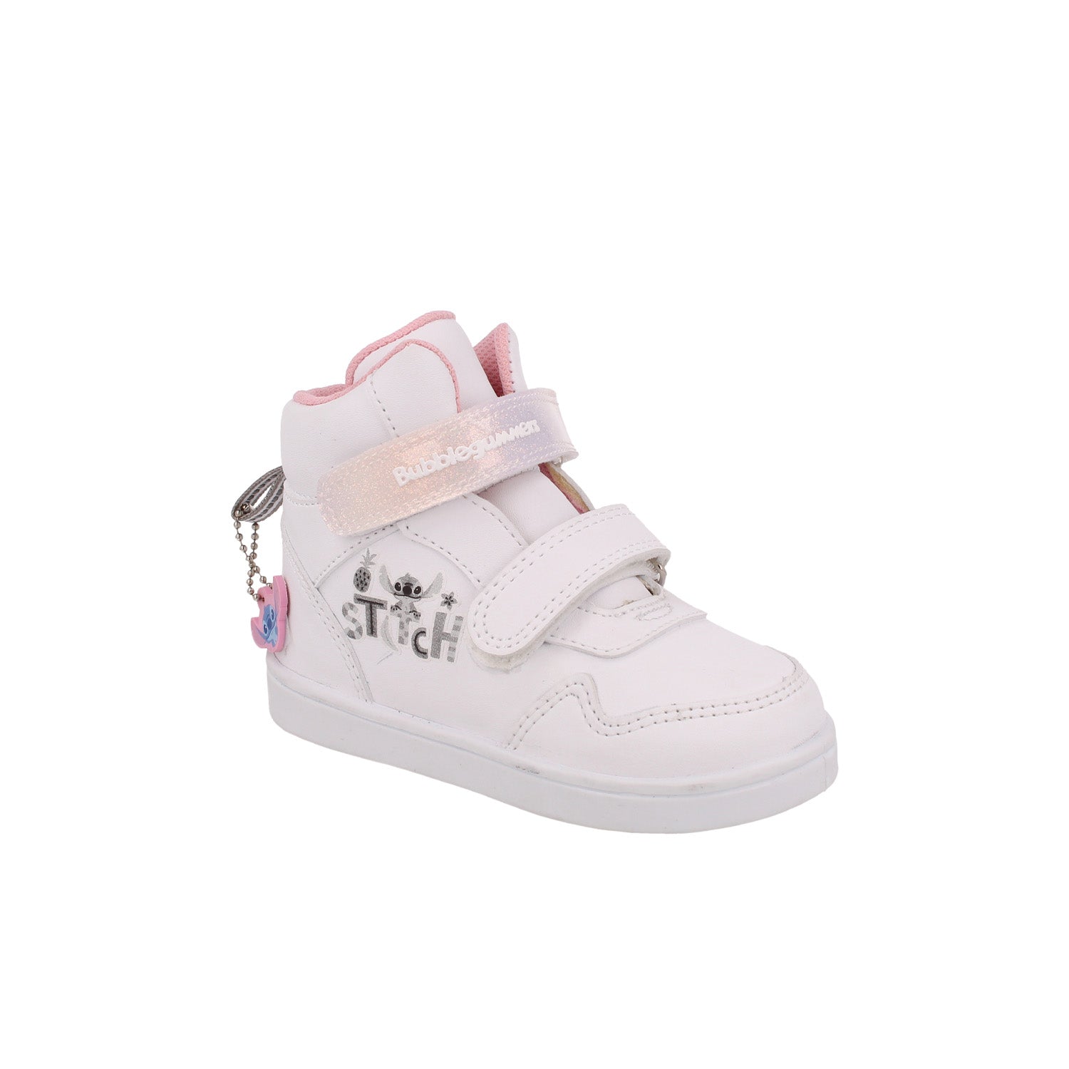 Tenis urbano Bubble Gummers color Blanco Rosa para niña