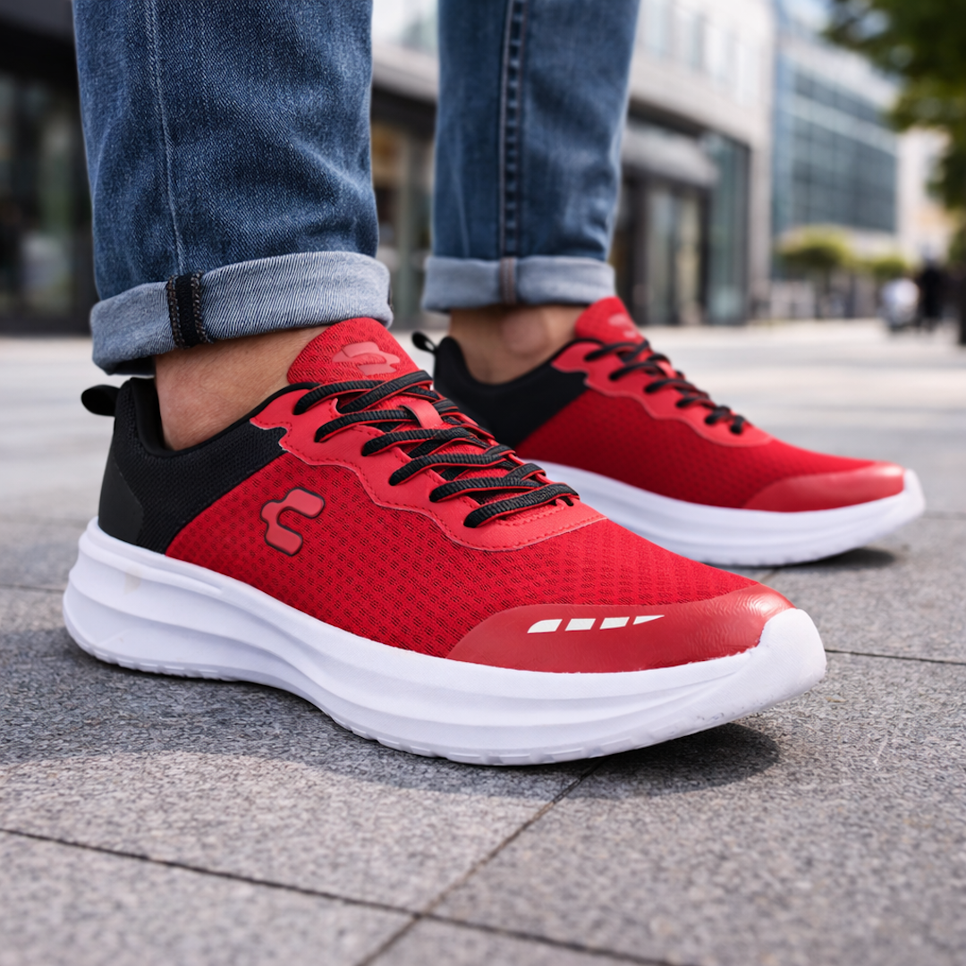 Tenis Atletico Charly color Rojo para Hombre