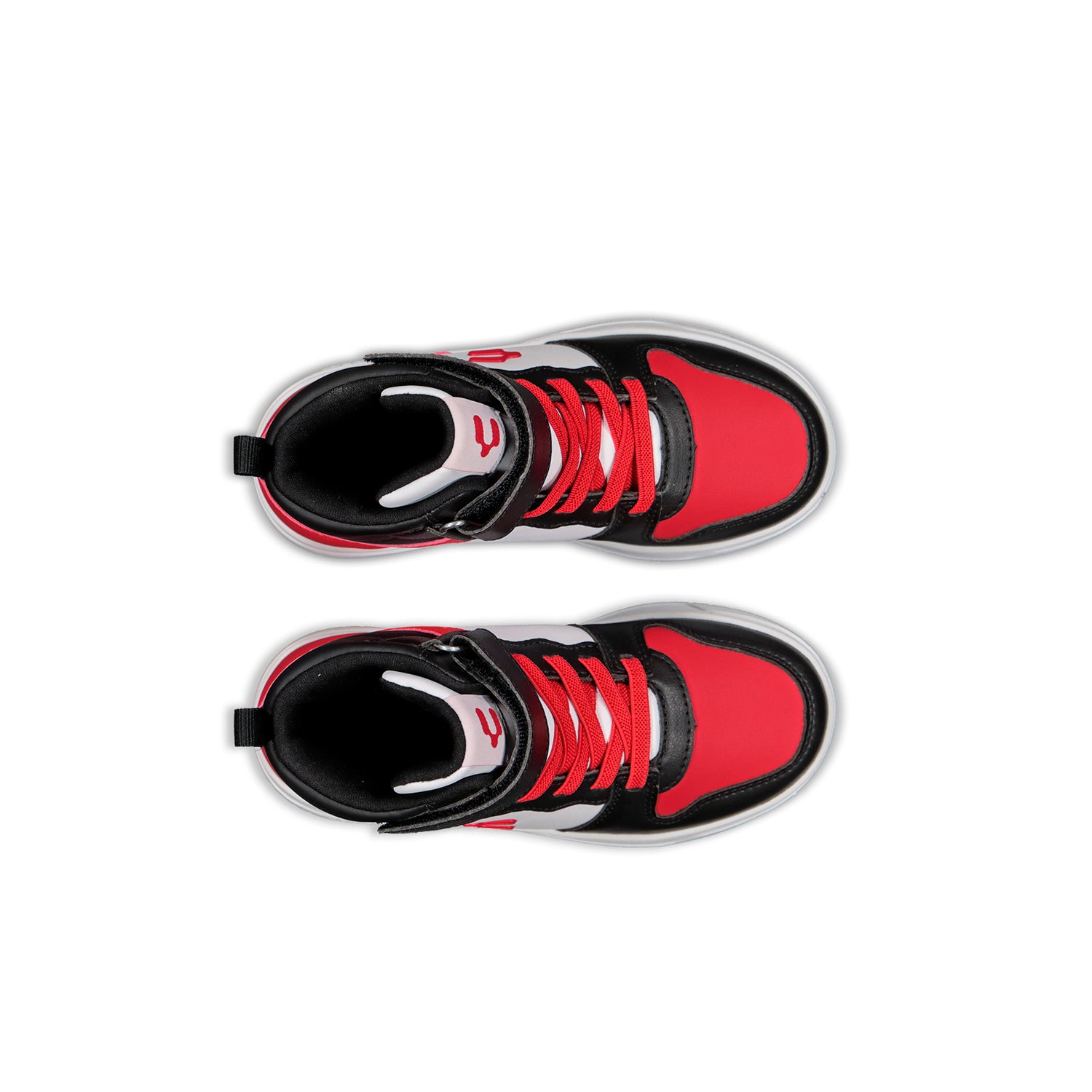 Tenis Urbano Charly color Negro con Rojo para Junior Niño