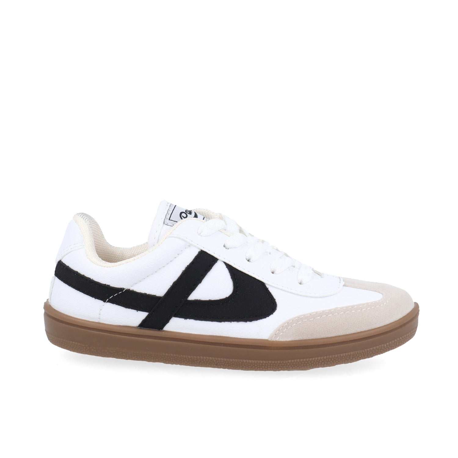 Tenis Urbano Panam color blanco con detalle Negro para Niño