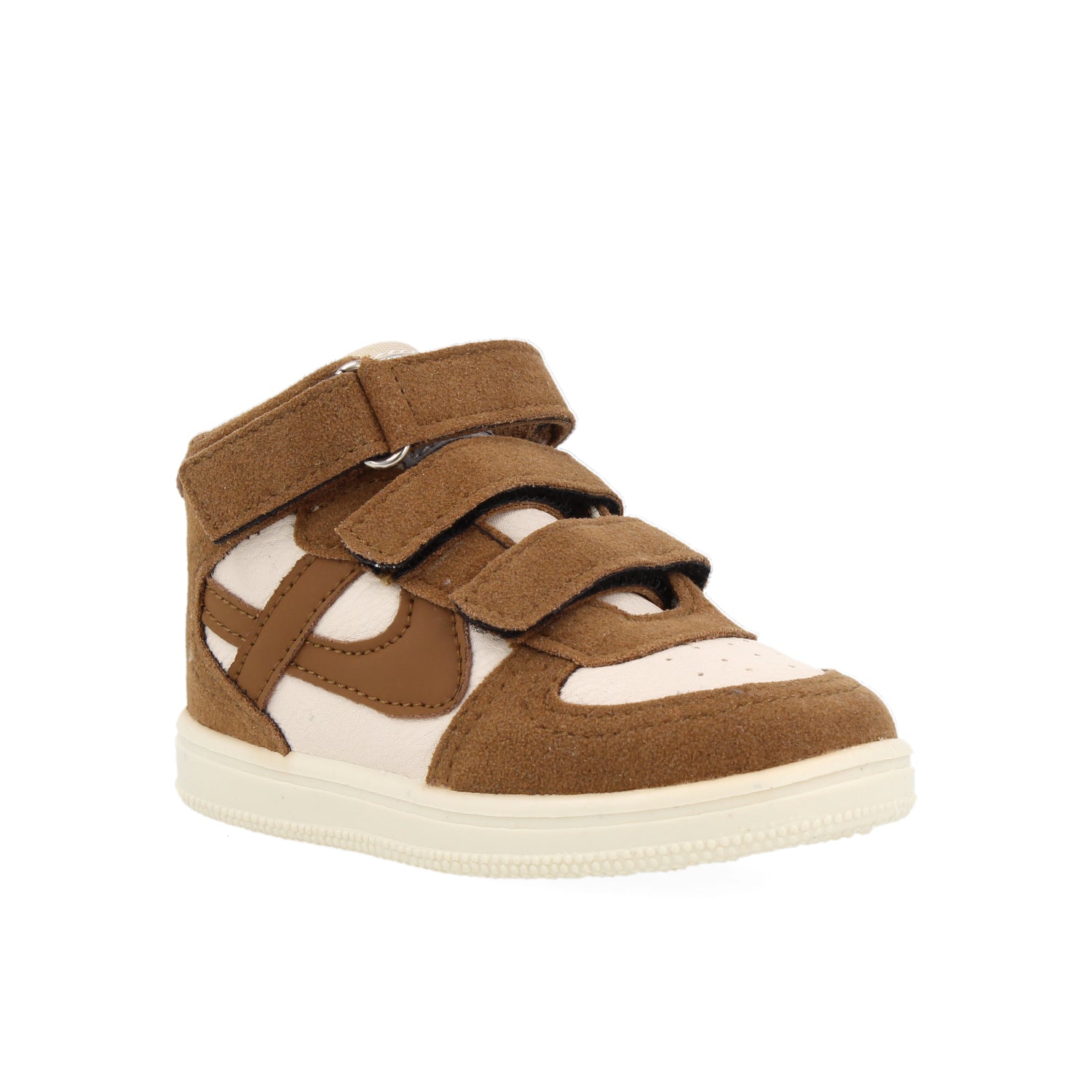 Tenis Urbano Panam color Blanco/Café para Niño