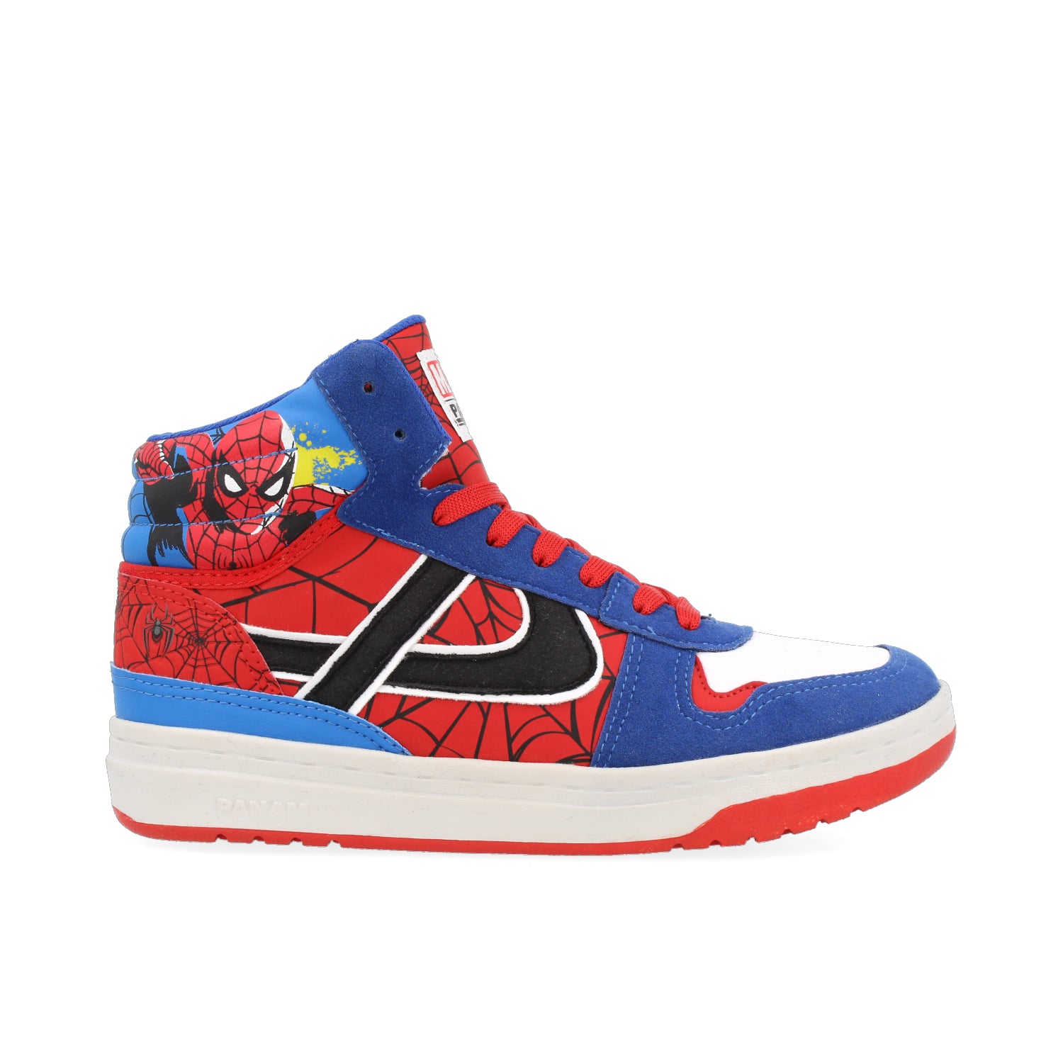 Tenis Urbano Panam color Rojo para Junior Niño con diseño de Spidey Man