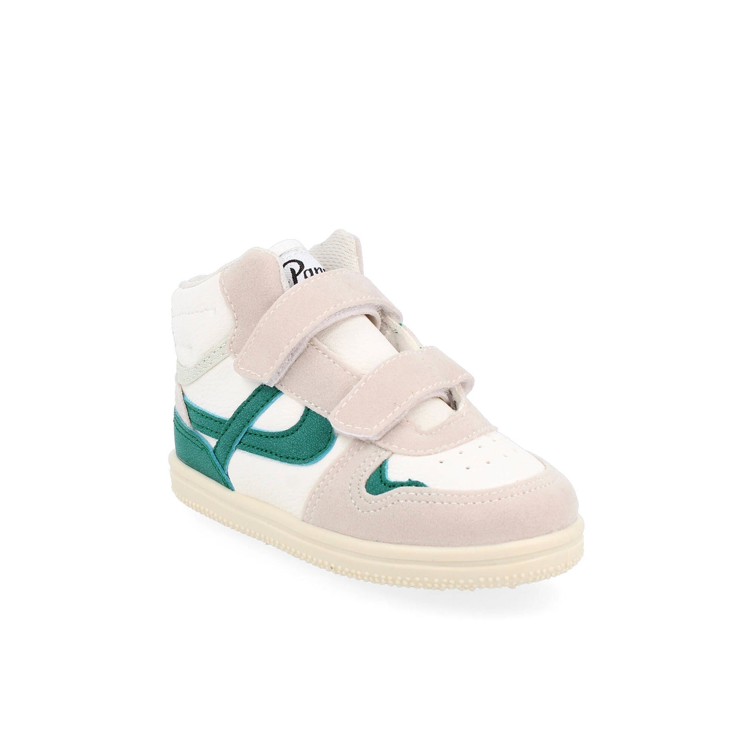 Tenis Urbano Panam color Marfil Con Verde para Niño