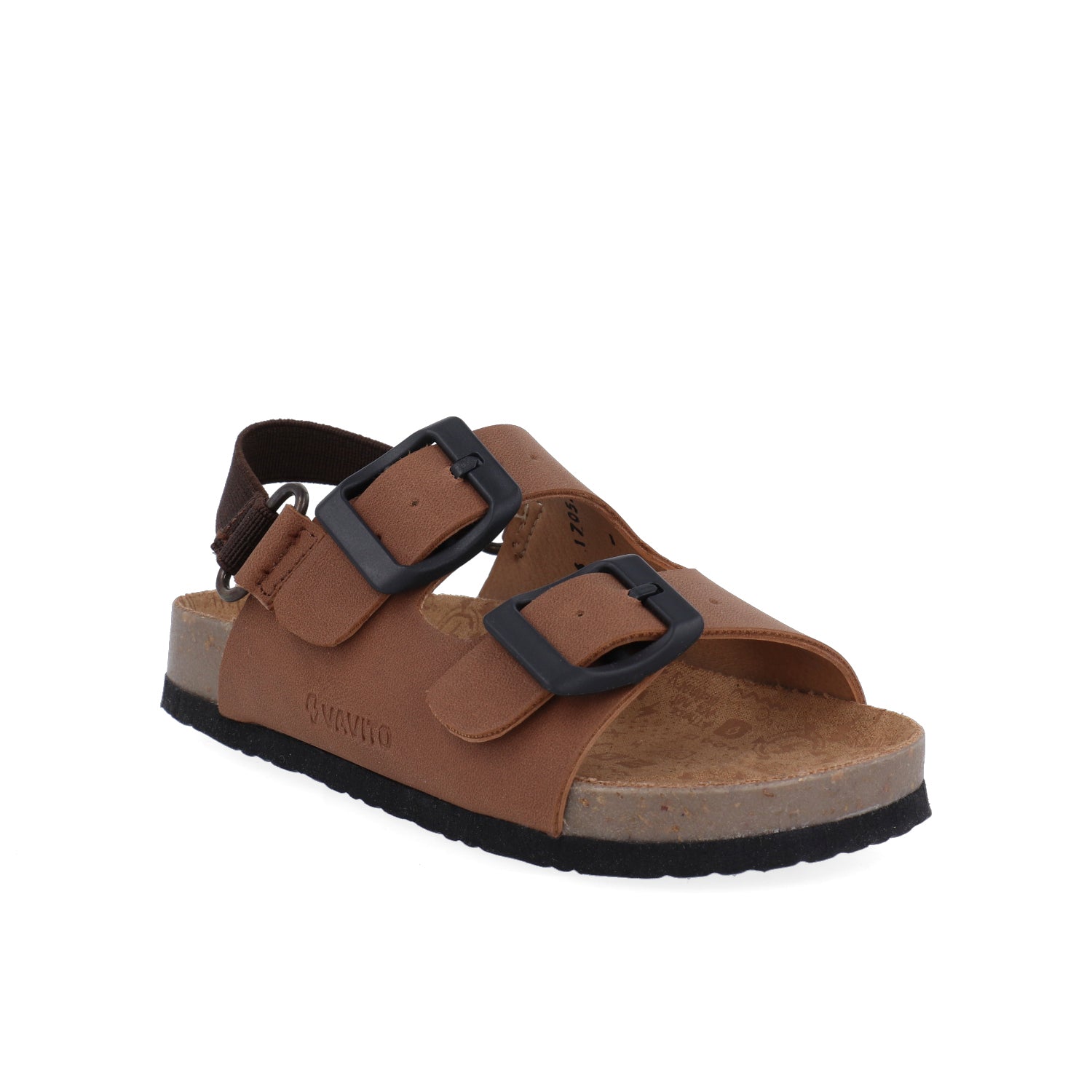 Sandalia Casual Vazza color Cognac para Niño