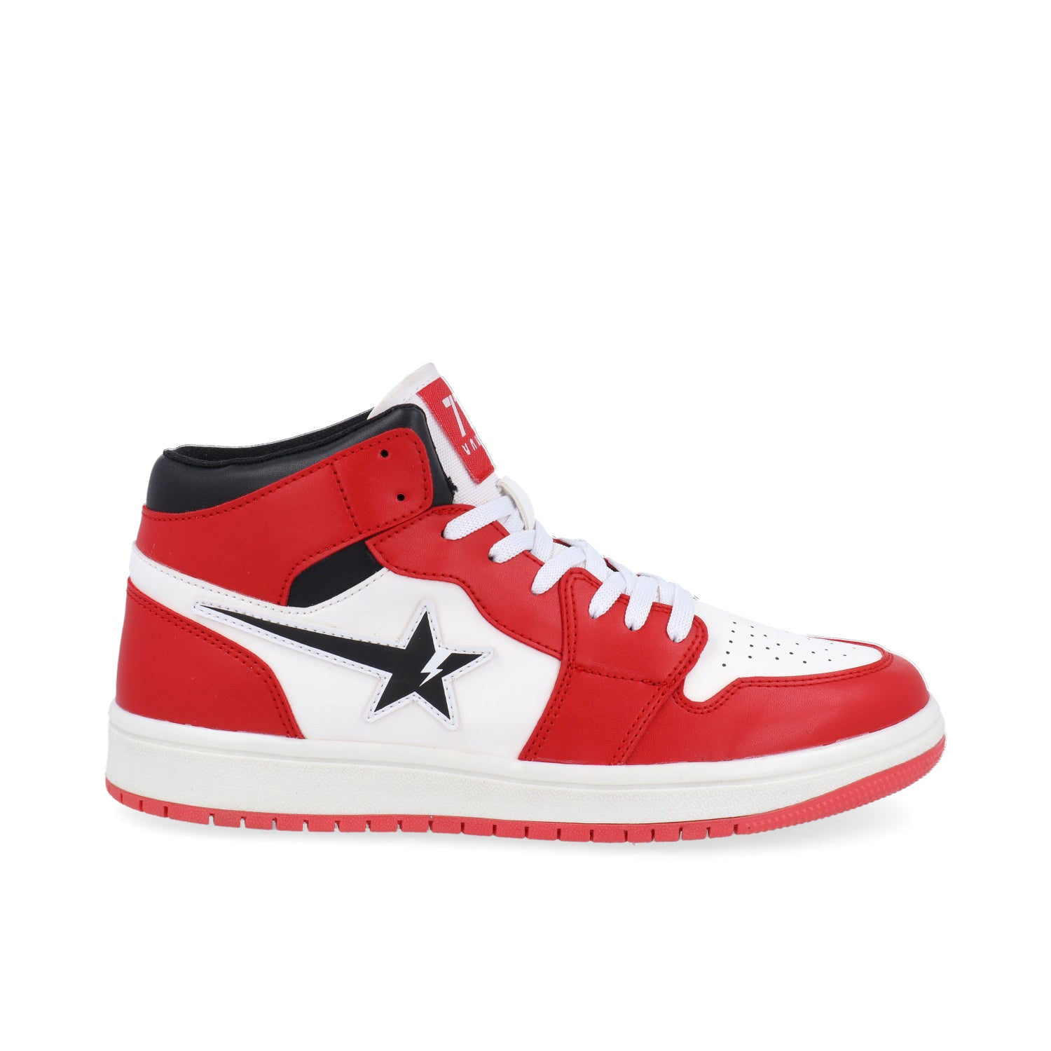 Tenis Urbano vavito color Blanco con Rojo para Junior Niño