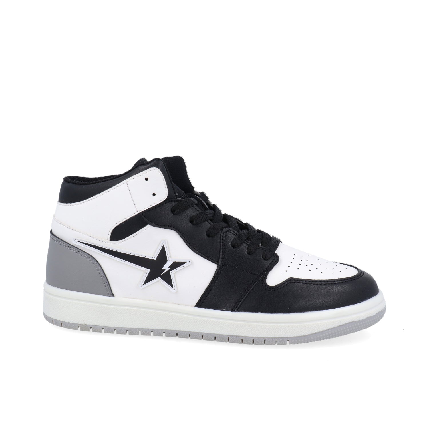 Tenis Urbano Vavito color Blanco con Negro para Junior Niño