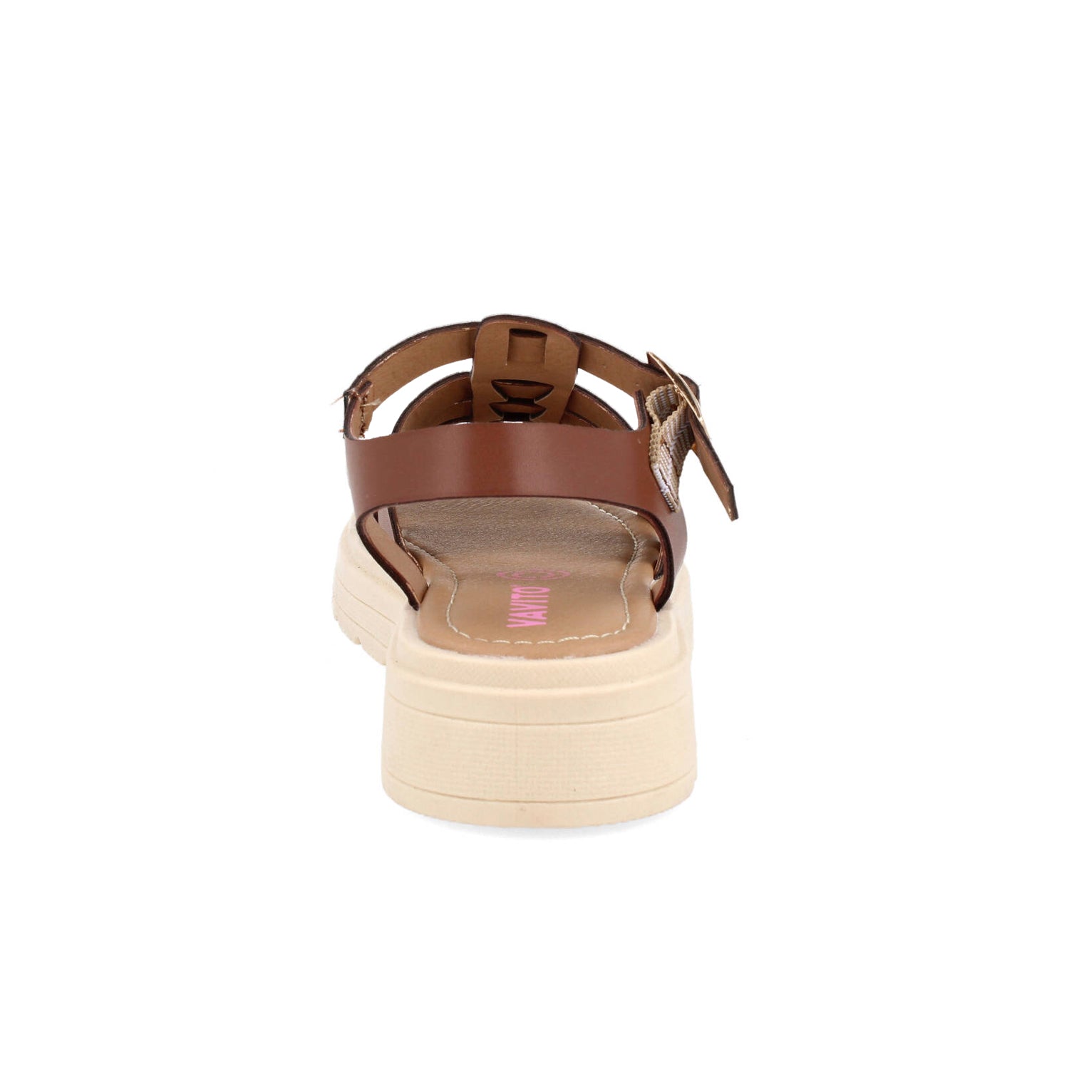 Sandalia Casual Vavito color Cognac para Junior Niña
