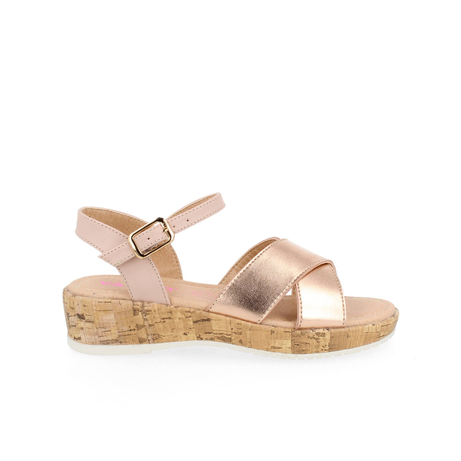 Sandalia Casual Vavito color Nude para Junior Niña