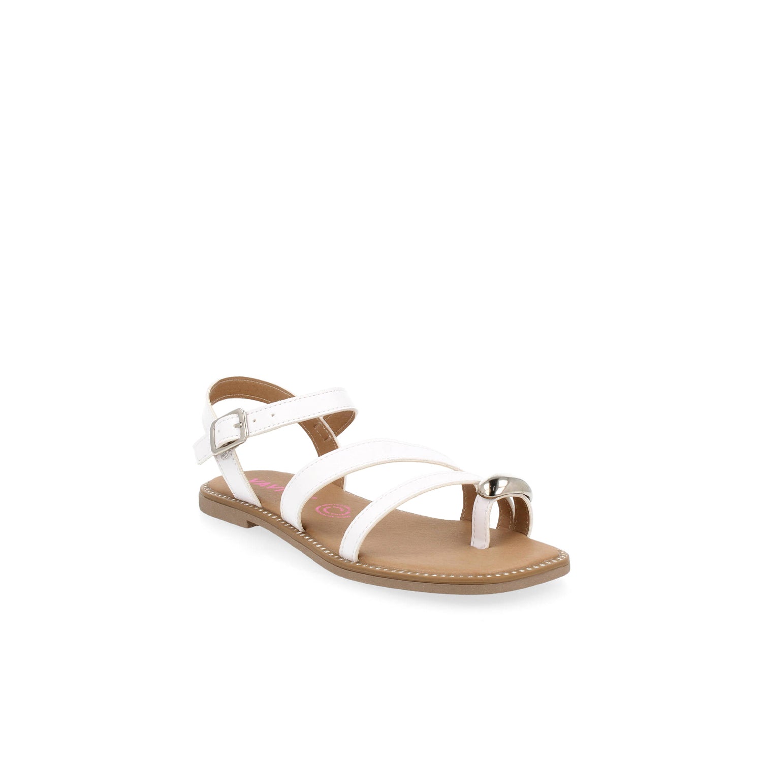 Sandalia Casual Vavito color Blanco para Junior Niña