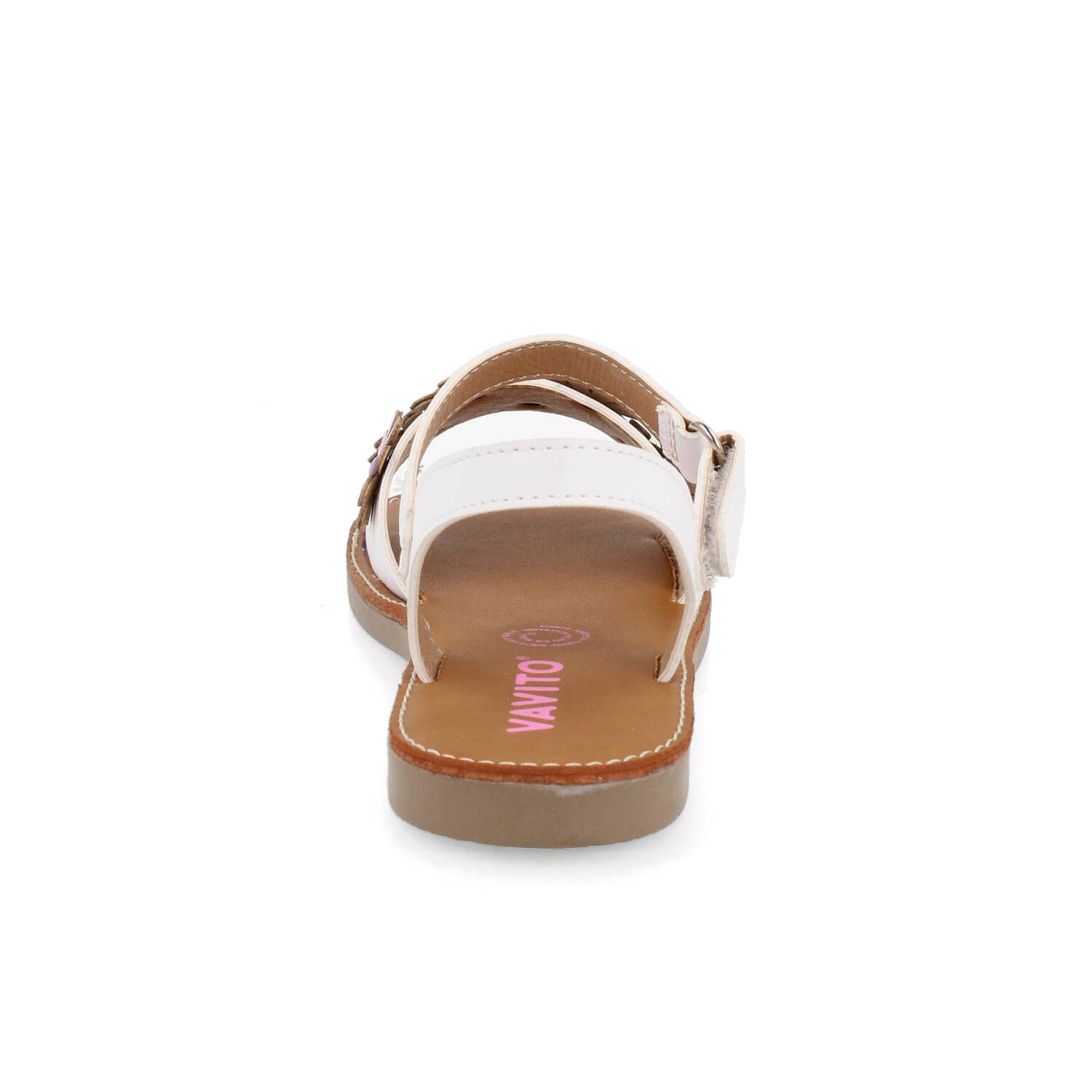 Sandalia Casual Vavito color Blanco para Niña