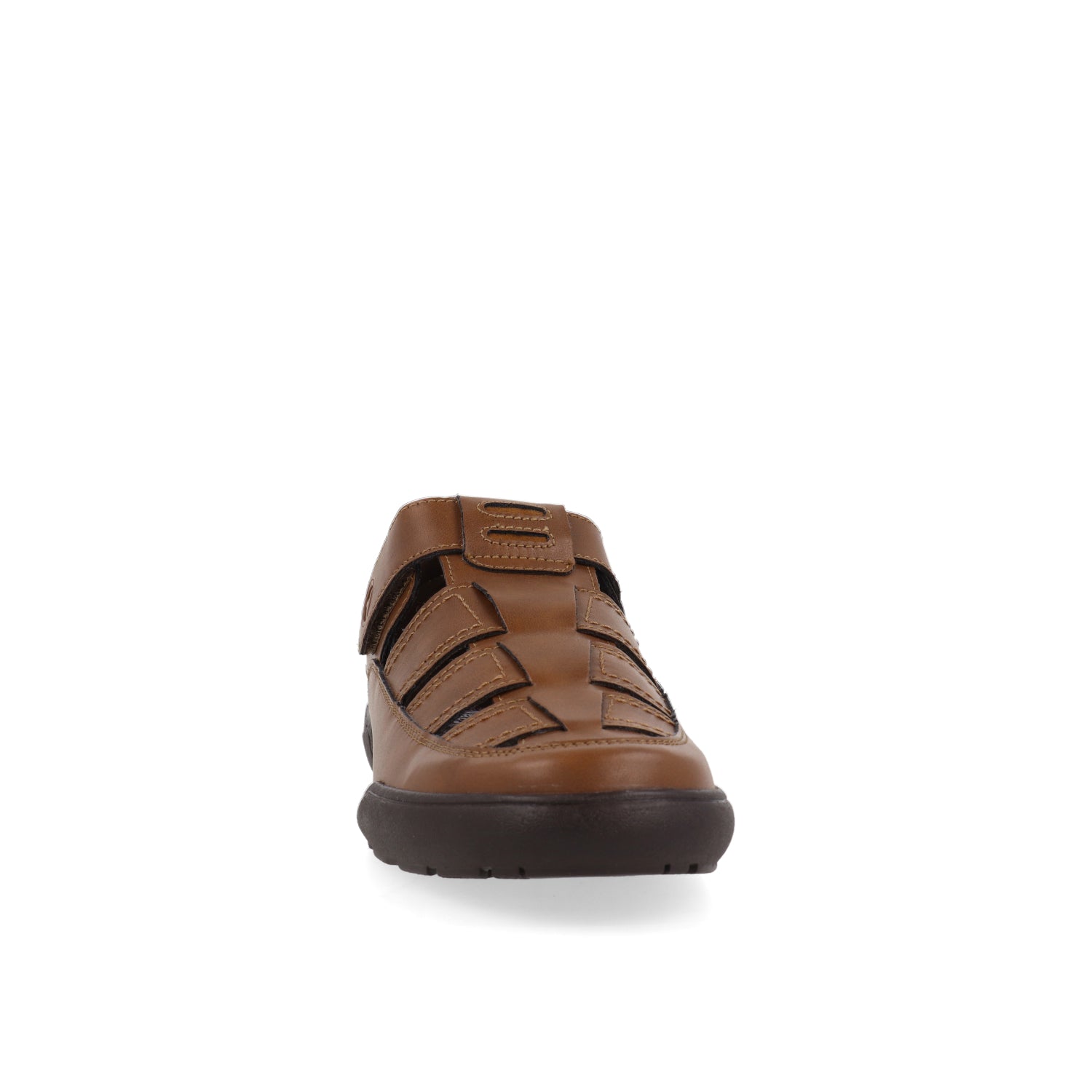 Sandalia Casual Vazza color Cafe para Junior niño con ajuste de Velcro