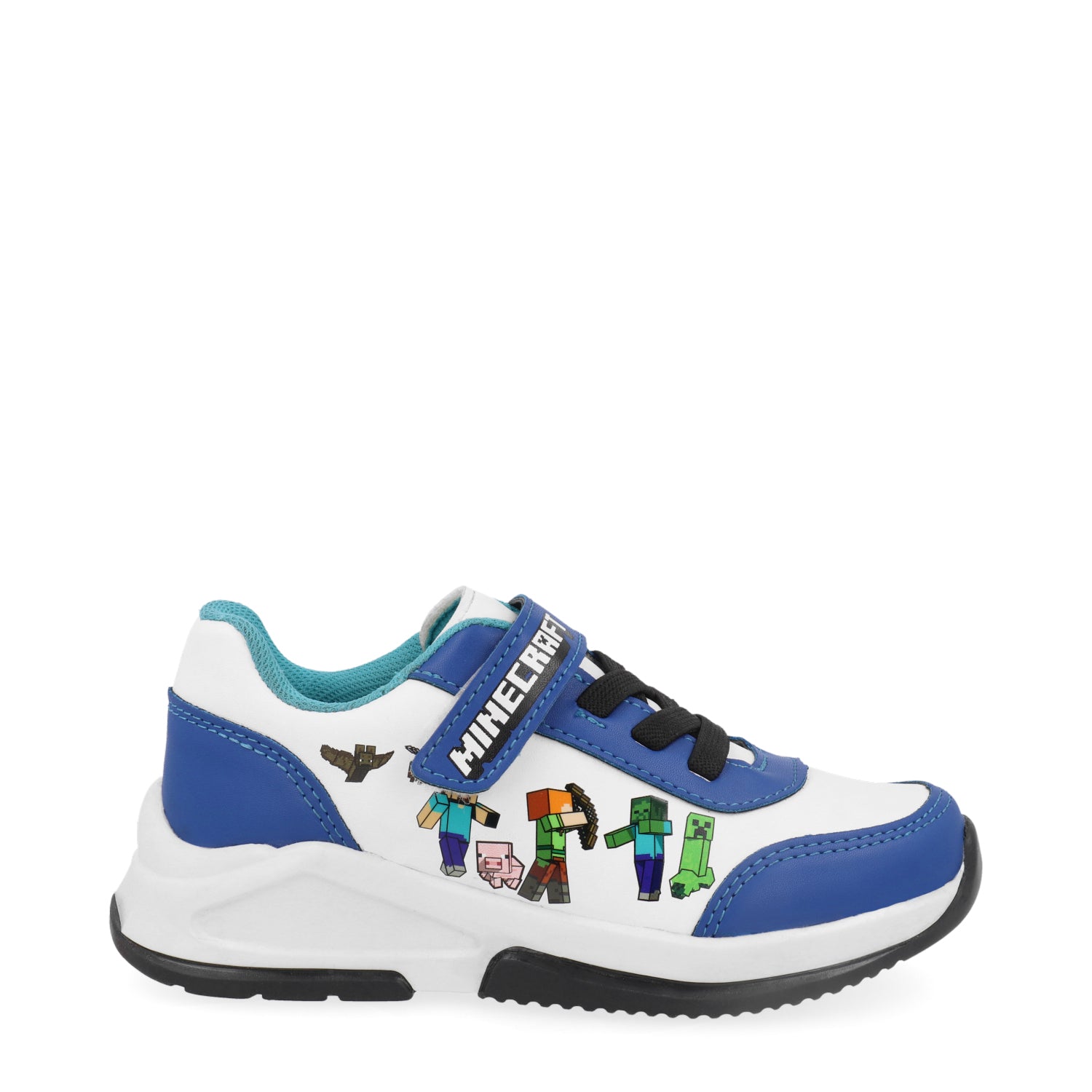 Tenis Estilo Urbano Yuyin color Azul de Minecraft para Niño