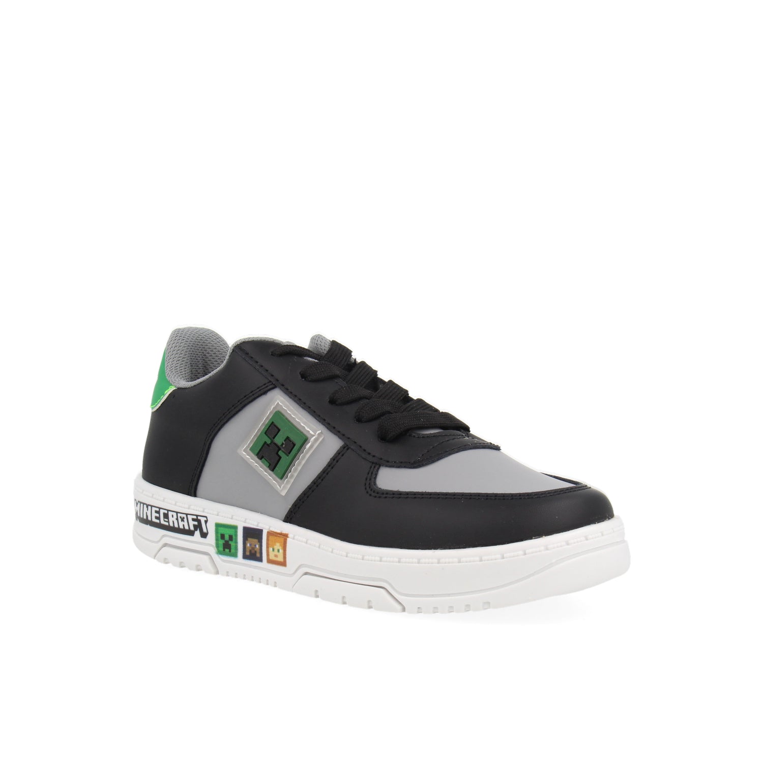 Tenis Urbano Minecraft color Negro para Junior Niño