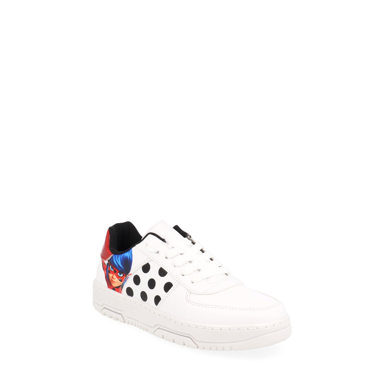 Tenis Urbano Vazza de Ladybug color Blanco para Junior Niña