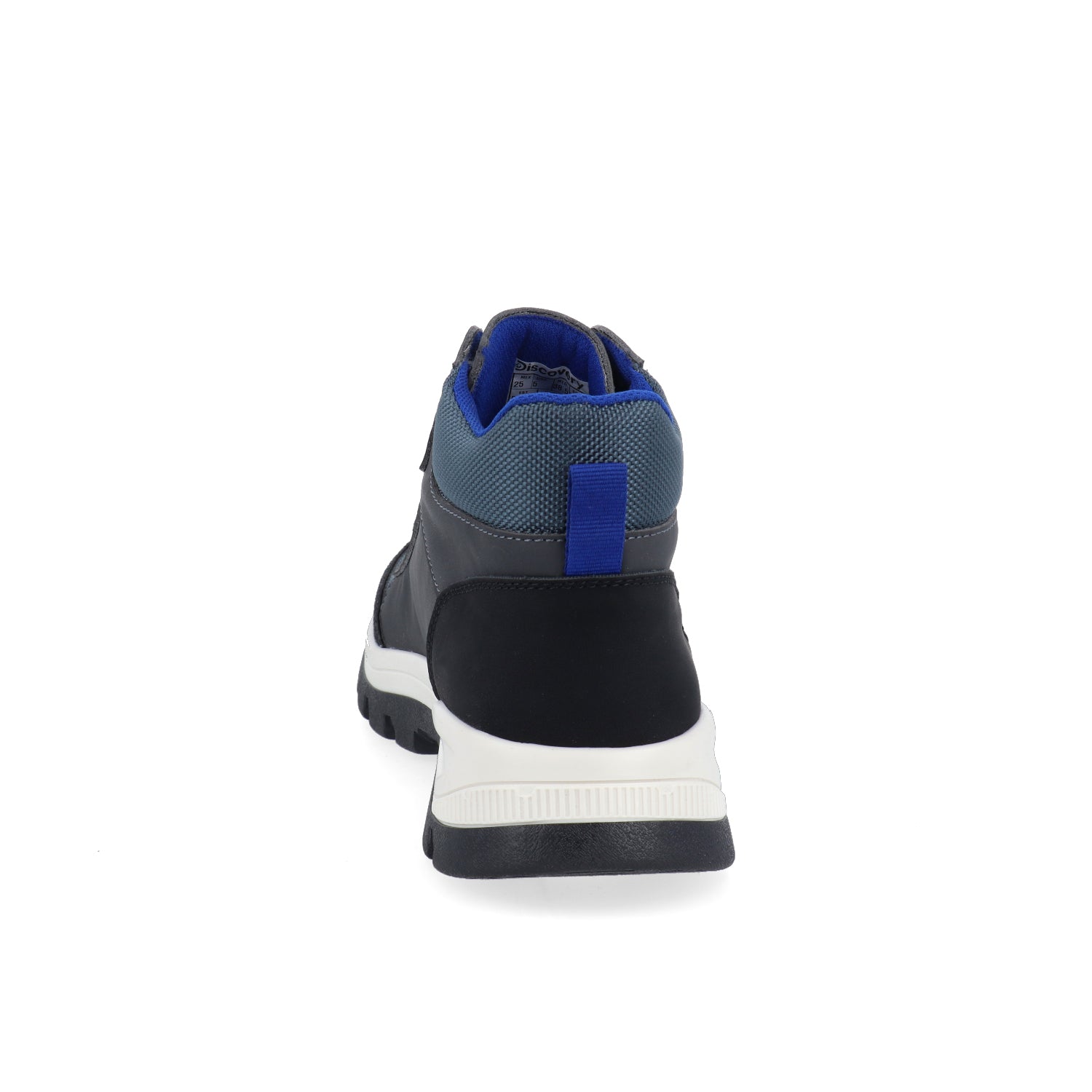 Botin Industrial discovery color Gris con Azul para Junior Niño