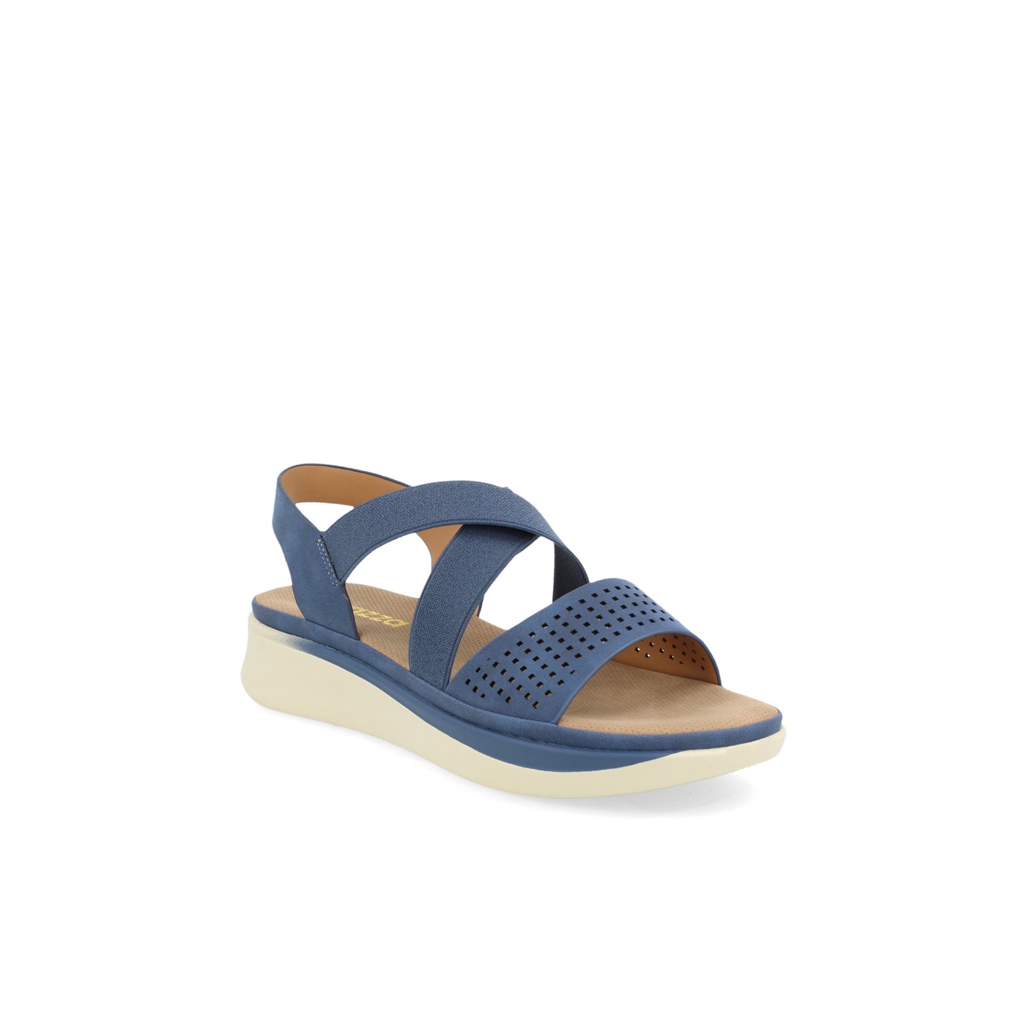 Sandalia Casual Vazza color Azul para Mujer