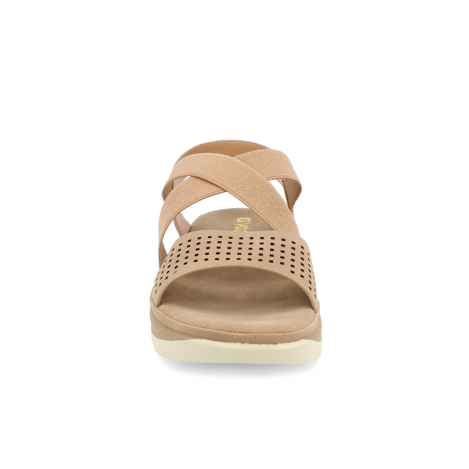 Sandalia Casual Vazza color Beige para Mujer