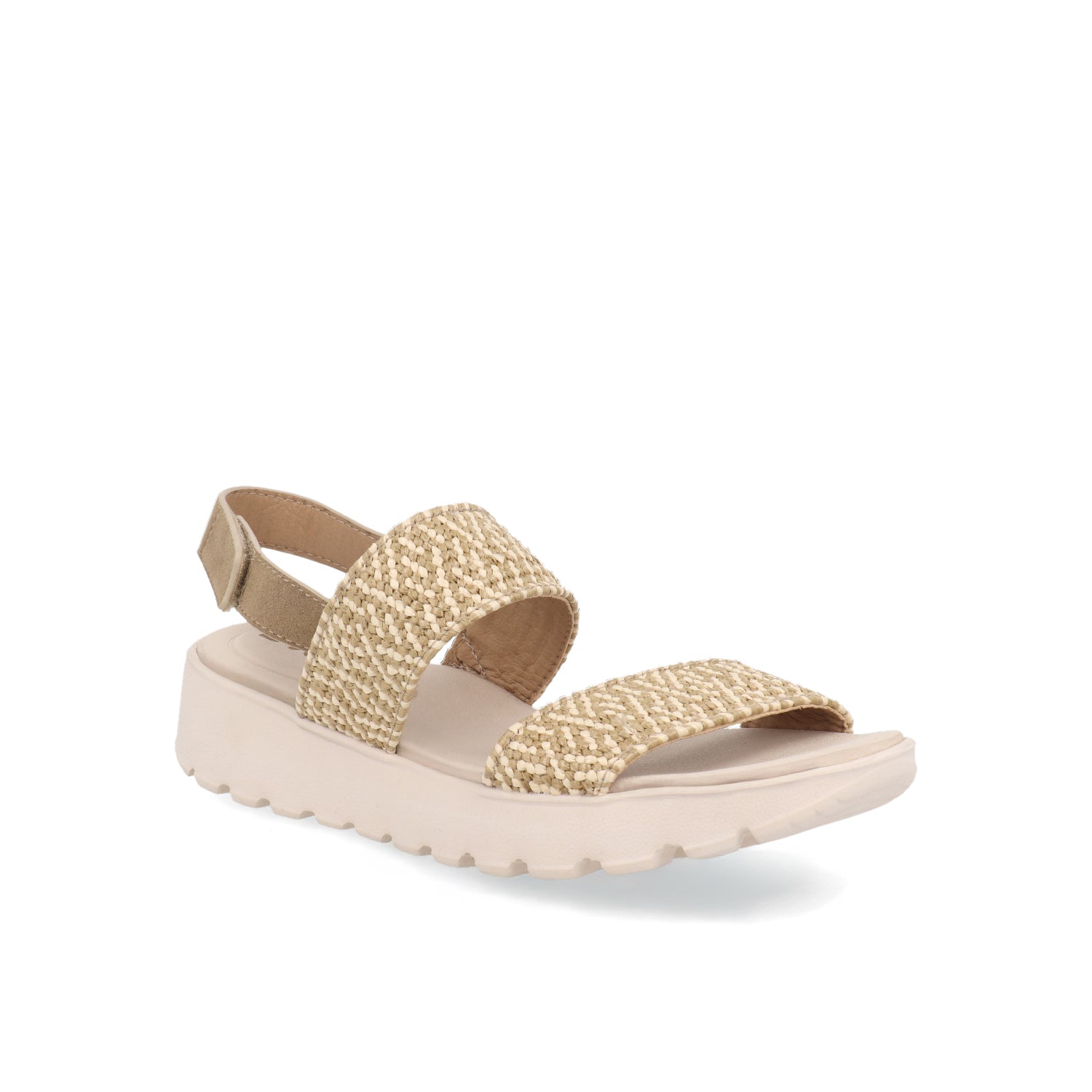 Sandalia Casual Vazza color Beige para Mujer