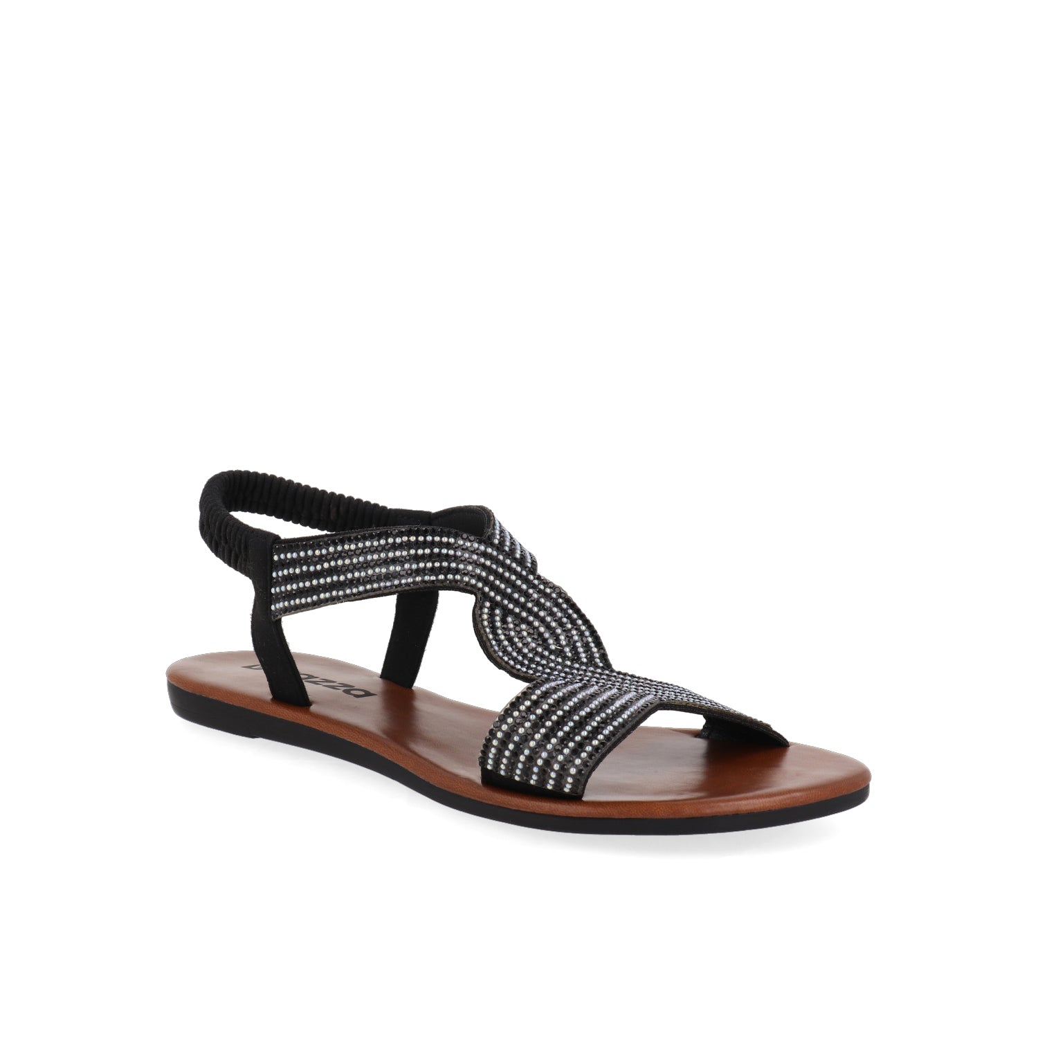 Sandalia Casual Vazza color Negro para Mujer