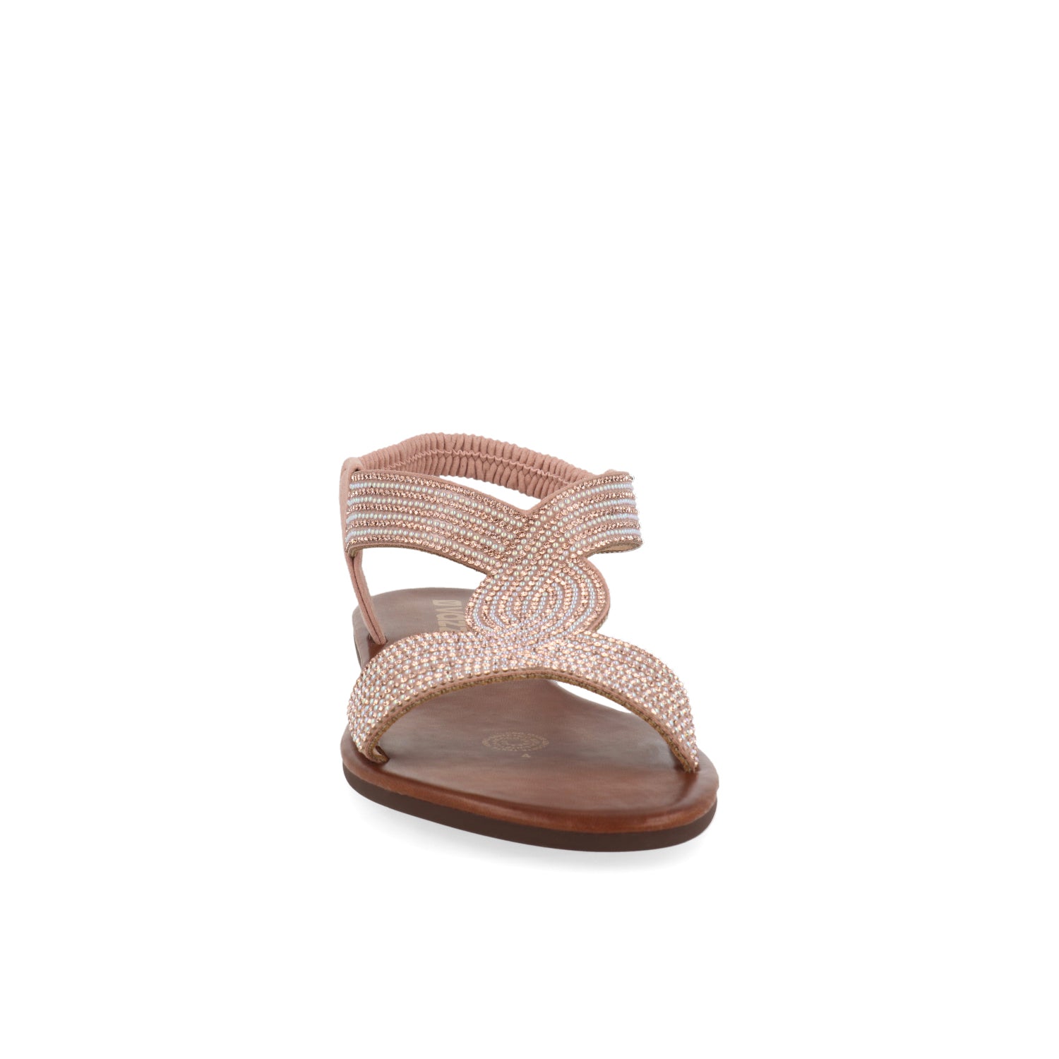 Sandalia Casual Vazza color Salmon para Mujer