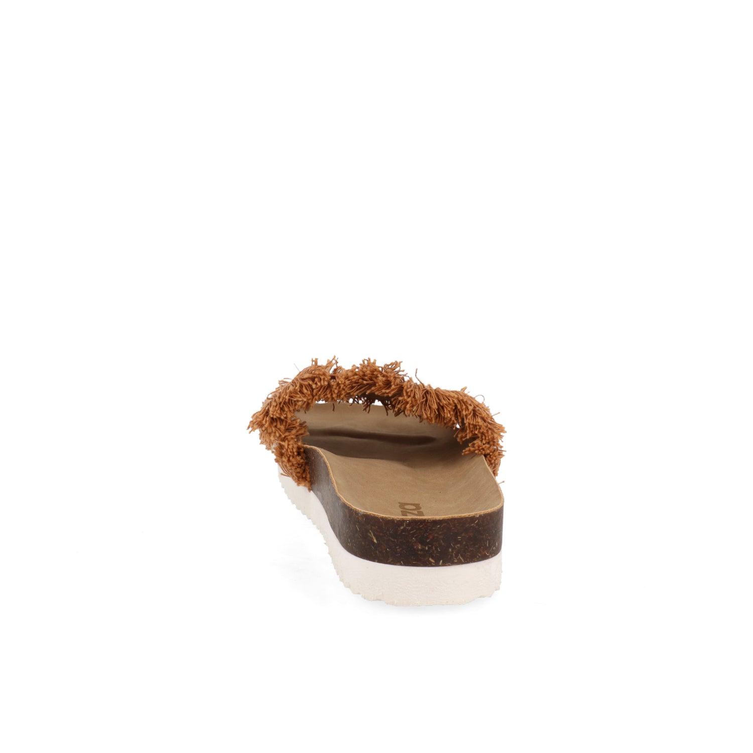 Sandalia Casual Vazza color Cafe para Mujer con tejido de Brillos