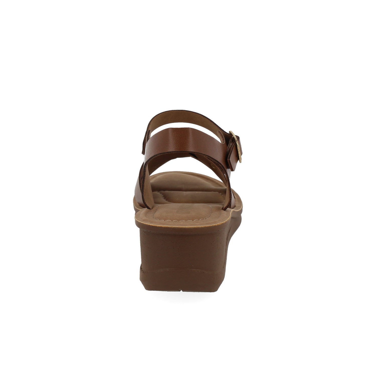 Sandalia Casual Vazza color Cafe para Mujer