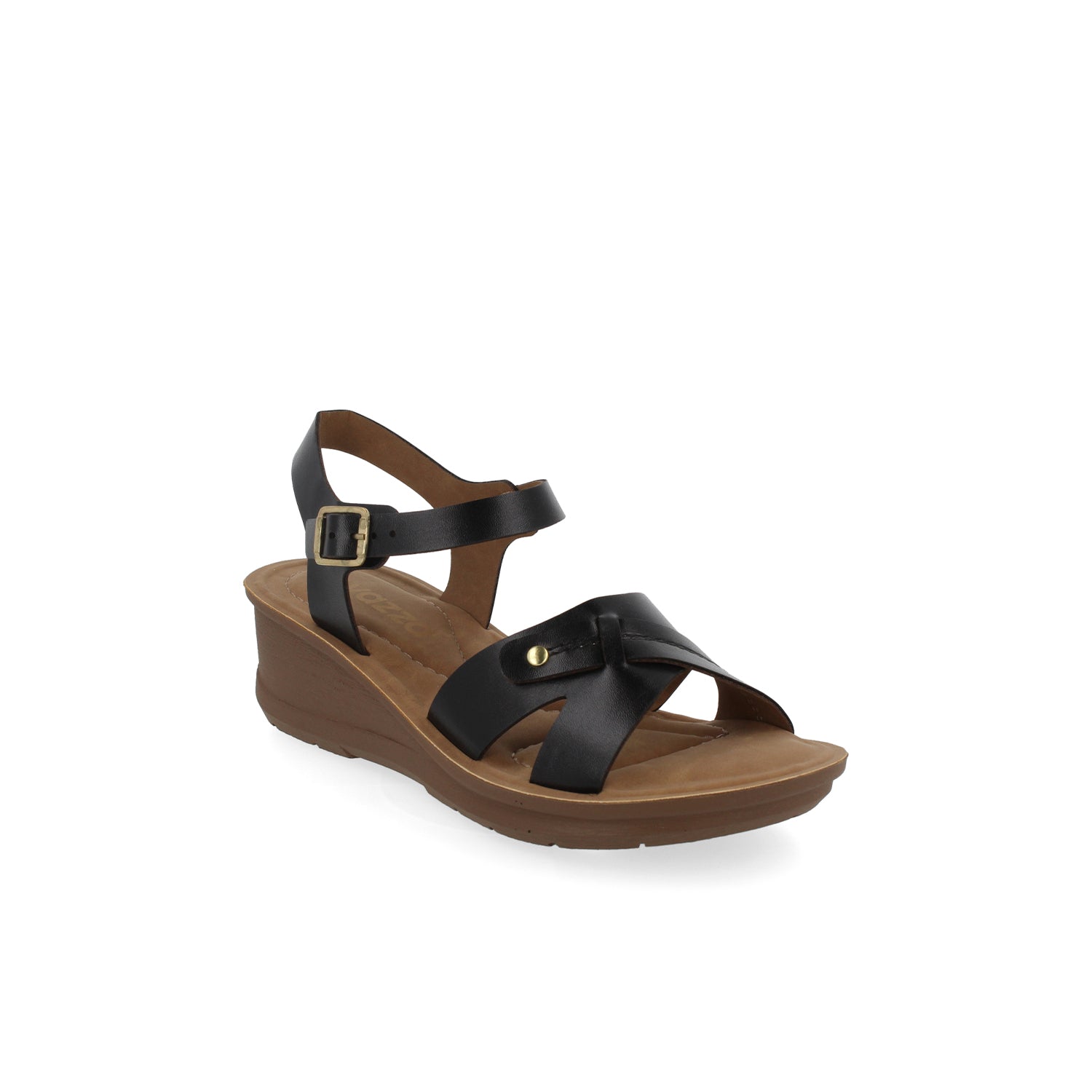Sandalia Casual Vazza color Negro para Mujer