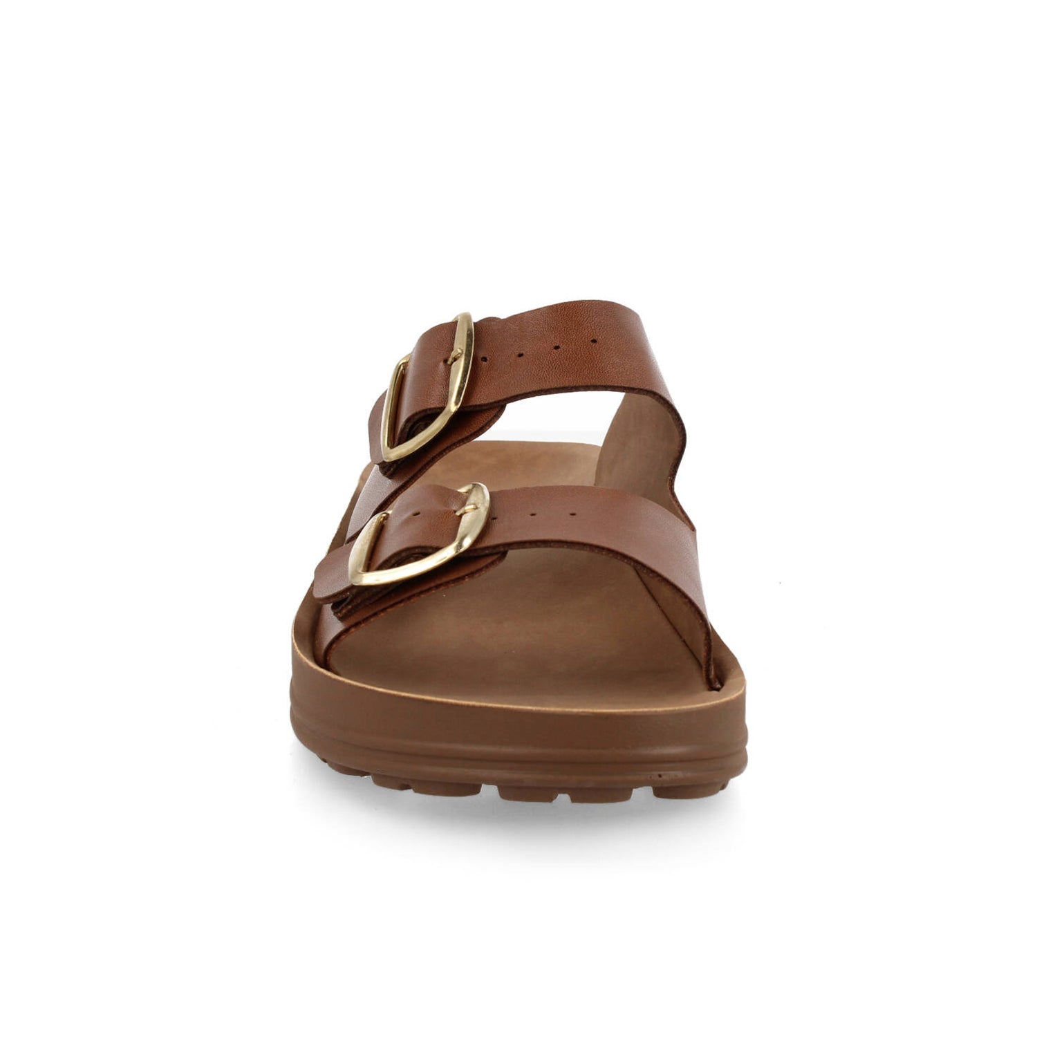 Sandalia Casual Vazza color Tan para Mujer