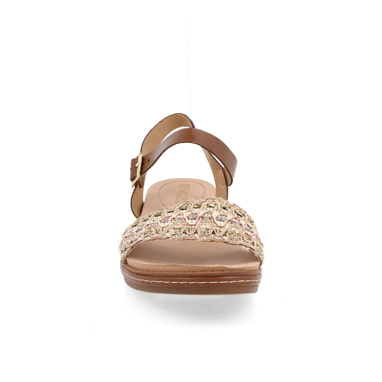 Sandalia Casual Vazza color Tan para Mujer