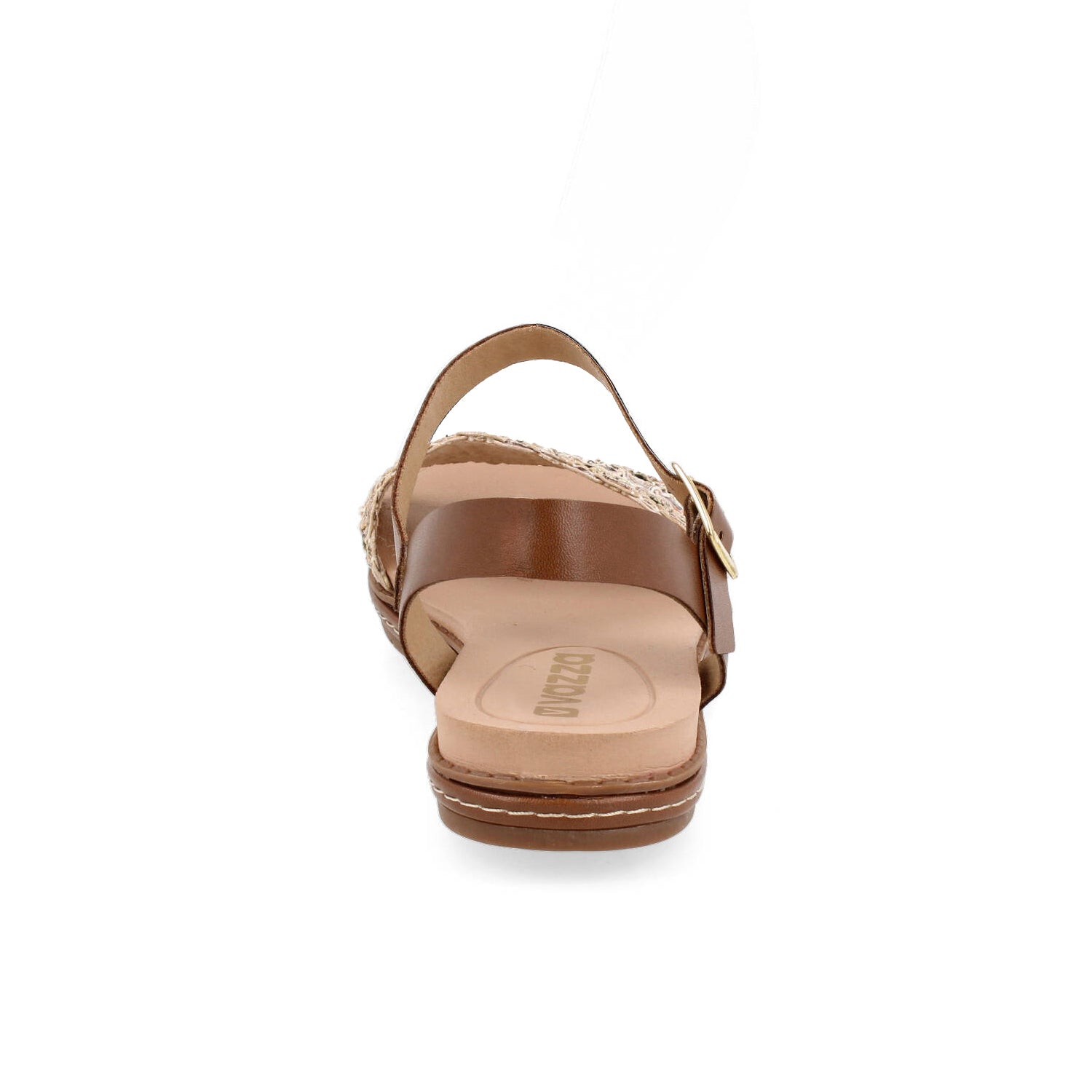 Sandalia Casual Vazza color Tan para Mujer