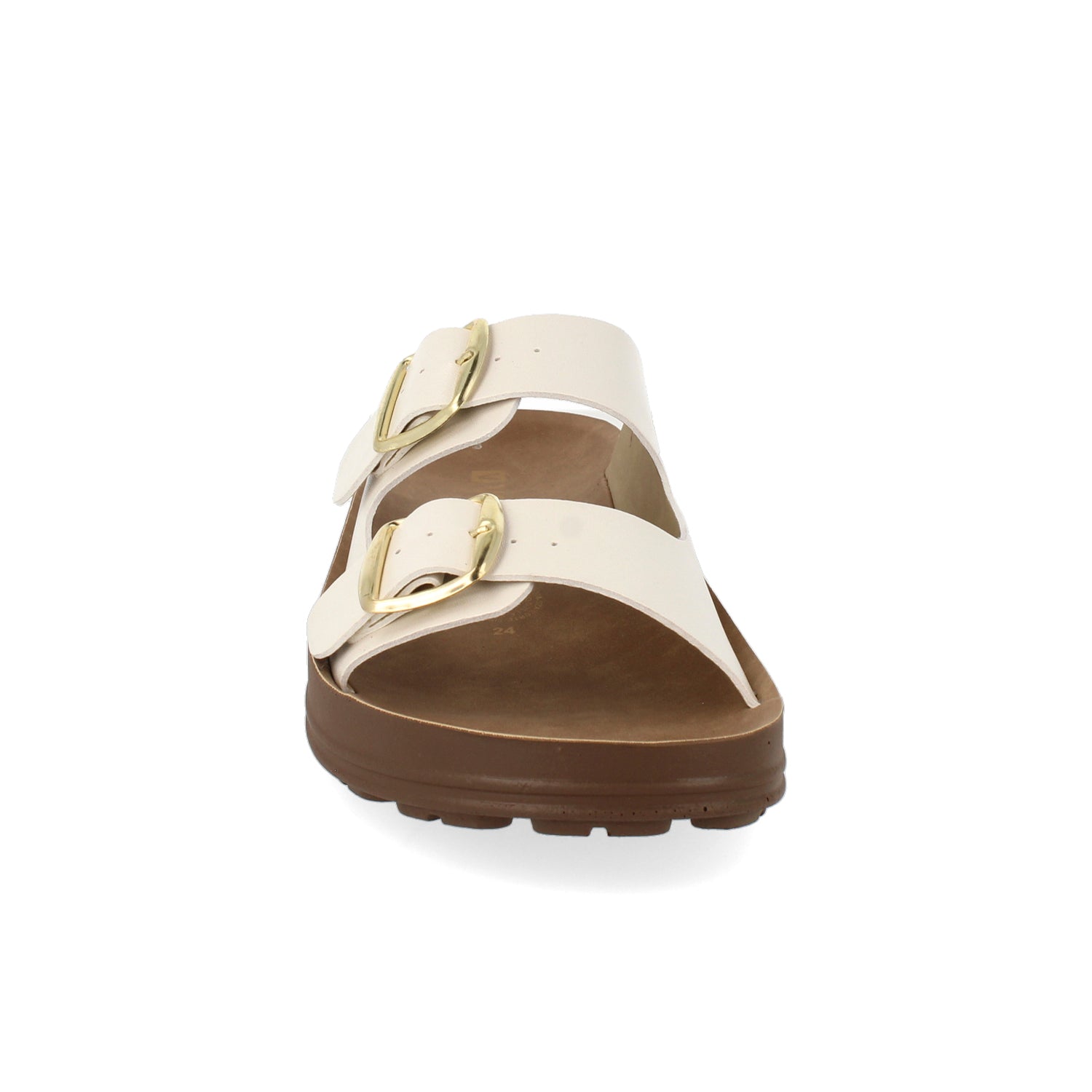 Sandalia Casual Vazza color Latte para Mujer