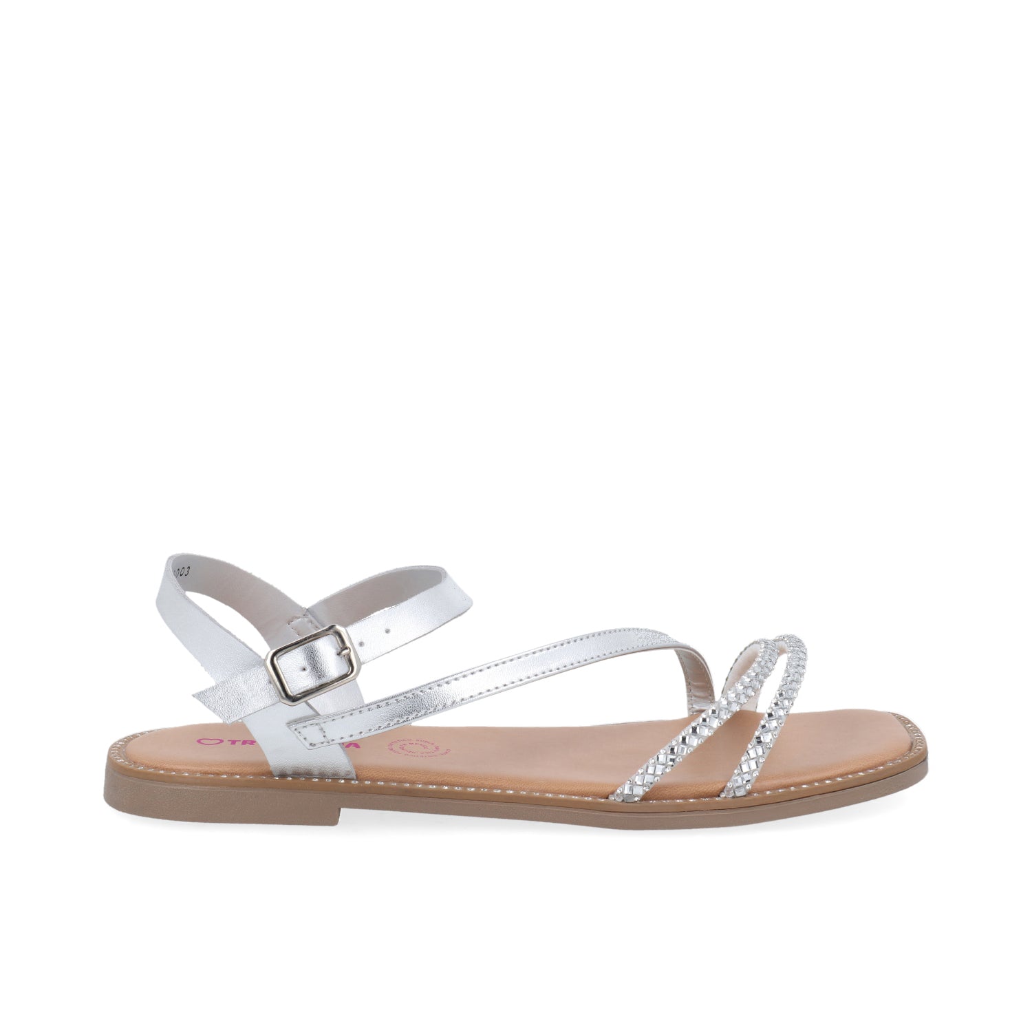 Sandalia Casual Vazza color Plata para Junior Niña