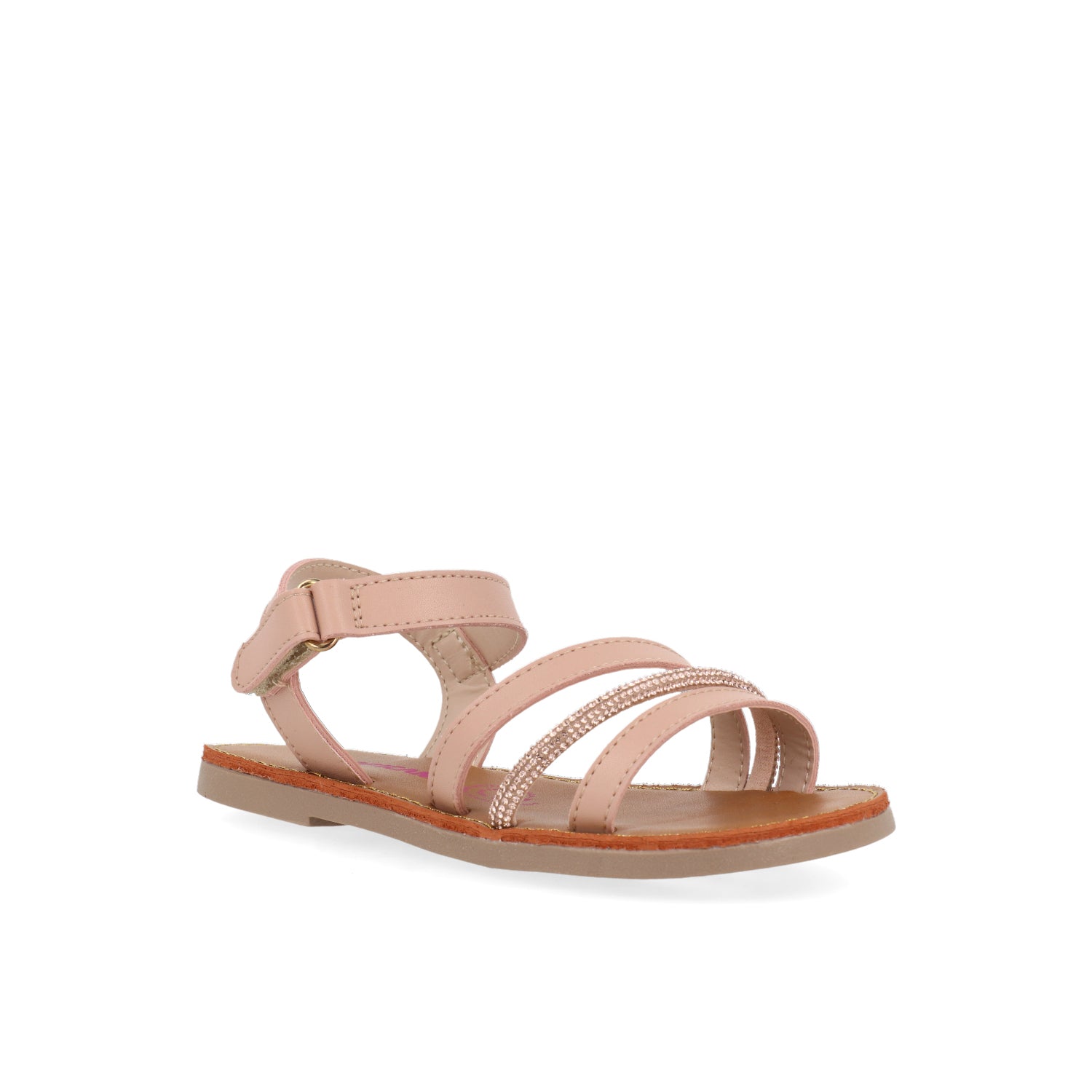 Sandalia Casual Vazza color Beige para nina