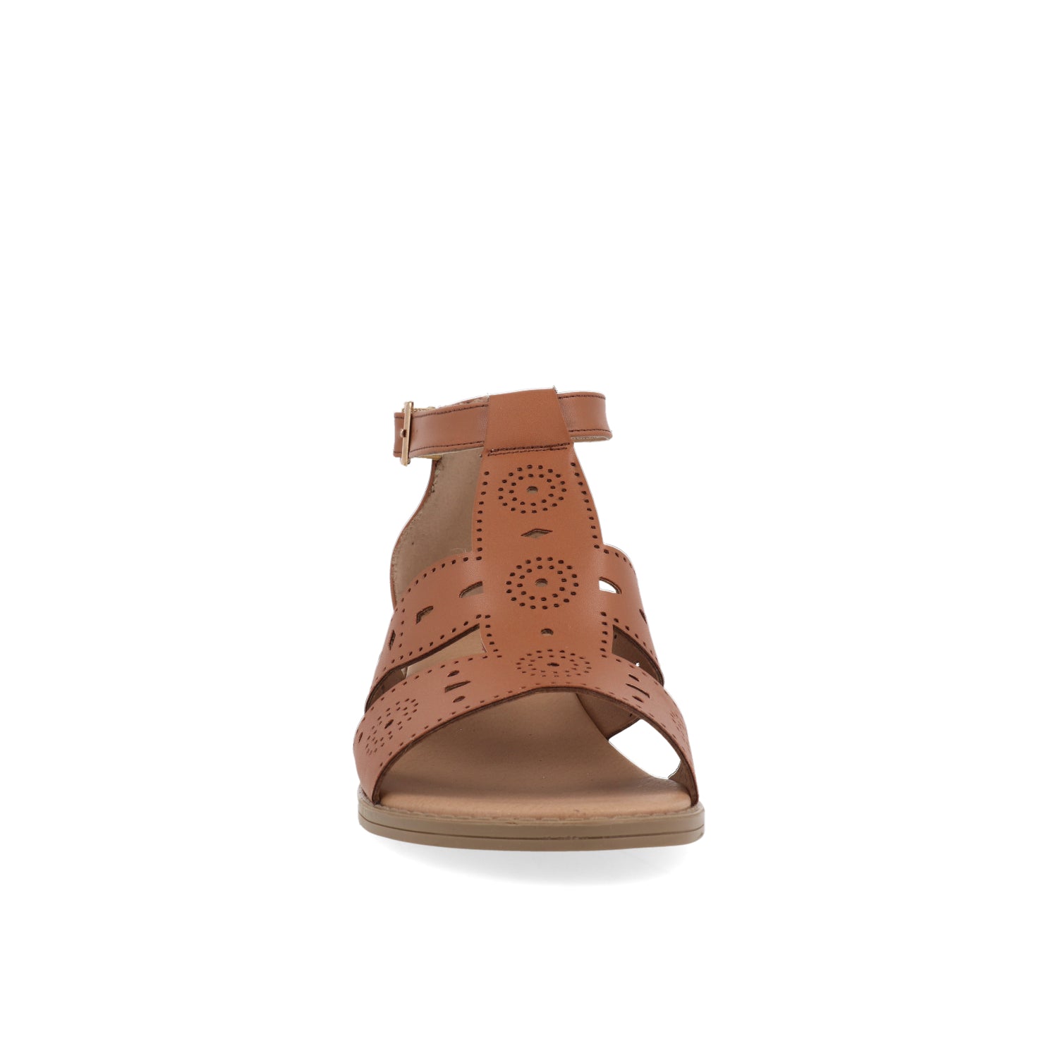 Sandalia Casual Vazza color Cognac para Junior niña