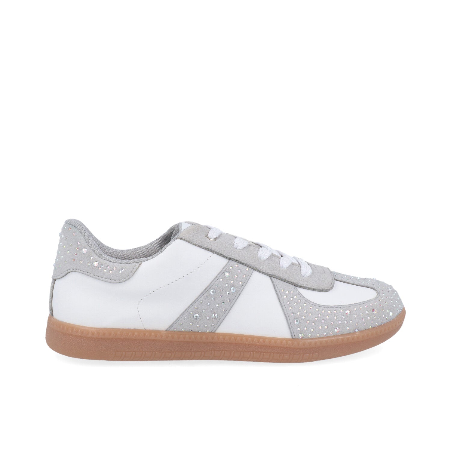 Tenis Urbano Tropicana color Blanco con gris para Niña