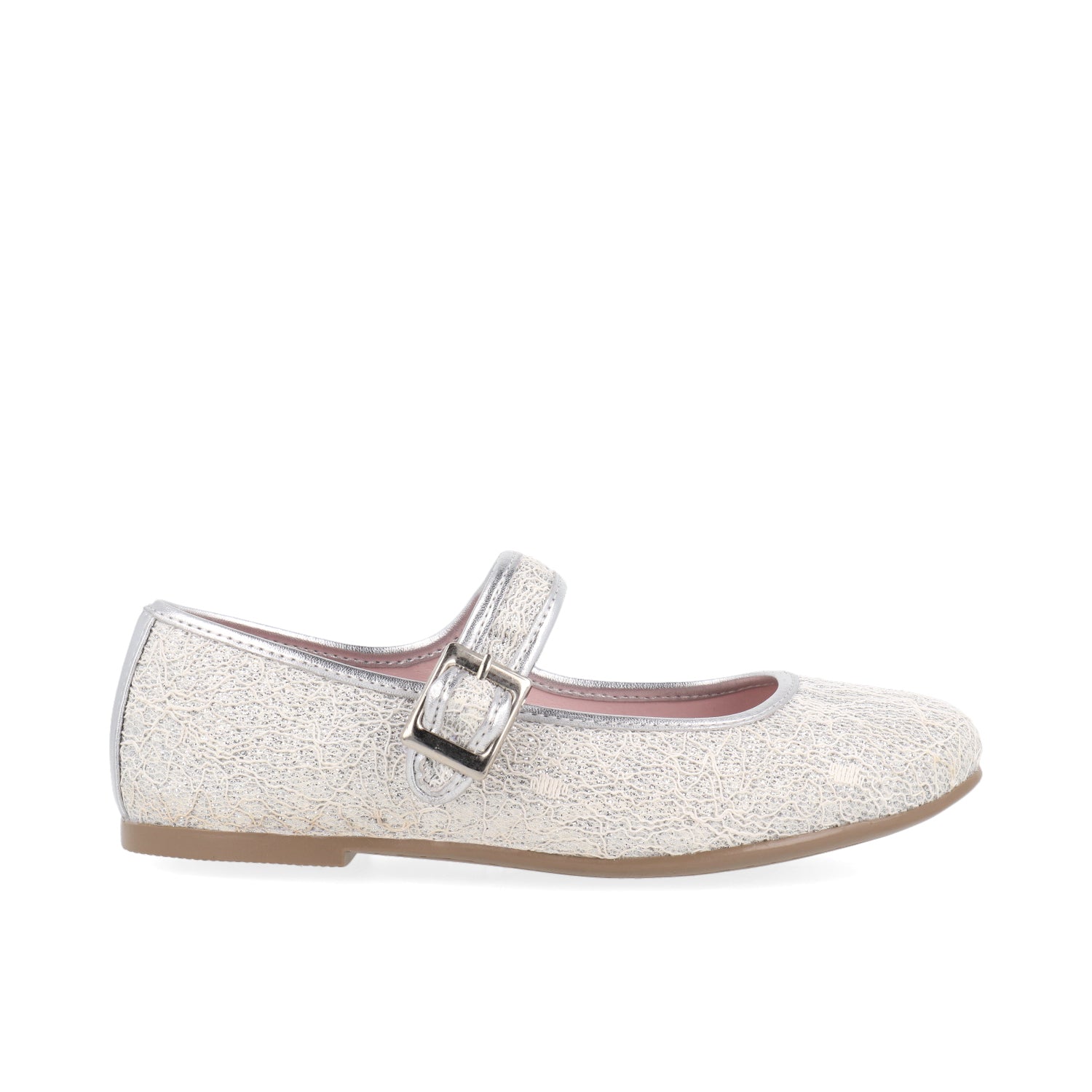 Ballerina Casual Vazza color Plata para Junior Niña