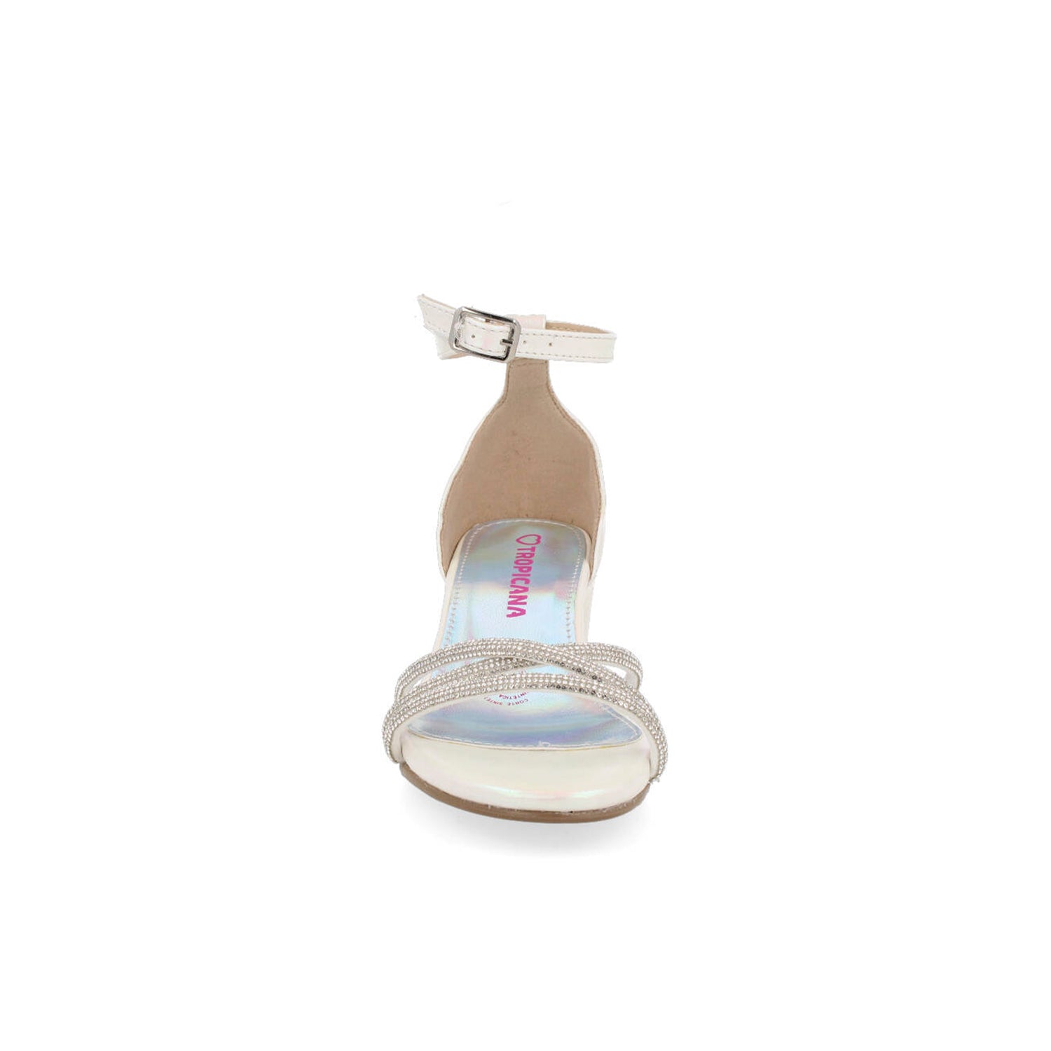 Zapatilla de Fiesta Tropicana color Blanco para Niña