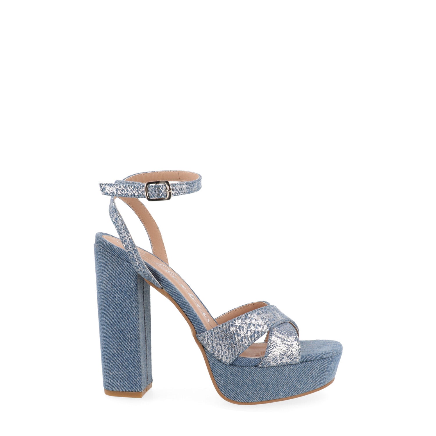 Sandalia de Vestir Vazza color Azul para Mujer