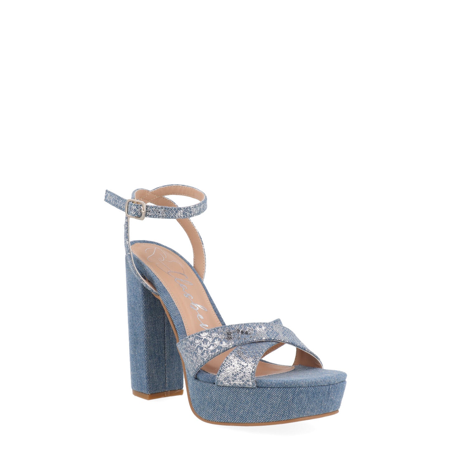 Sandalia de Vestir Vazza color Azul para Mujer
