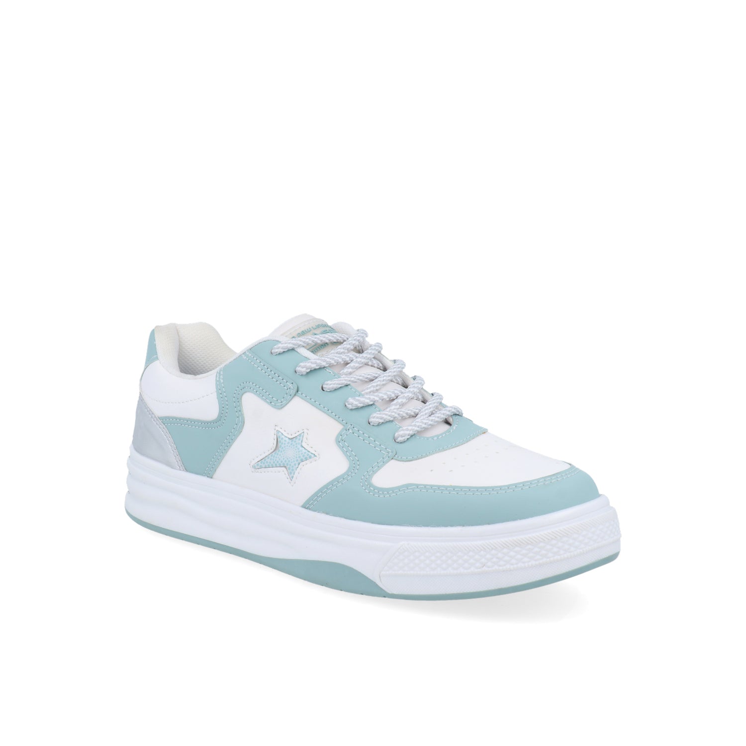 Tenis Urbano Vazza color Blanco con Azul para Mujer