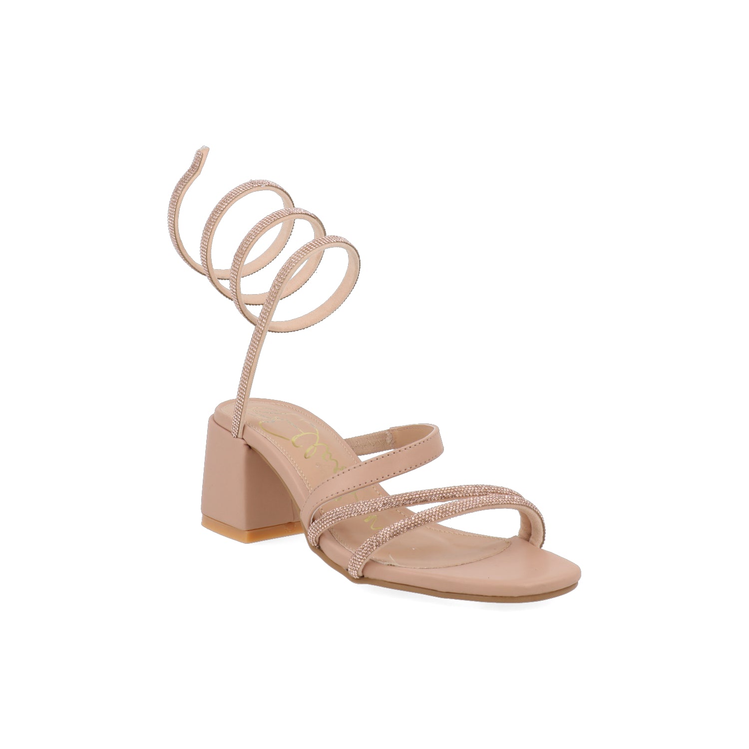 Zapatilla de Fiesta Vazza color Oro Rosado para Mujer