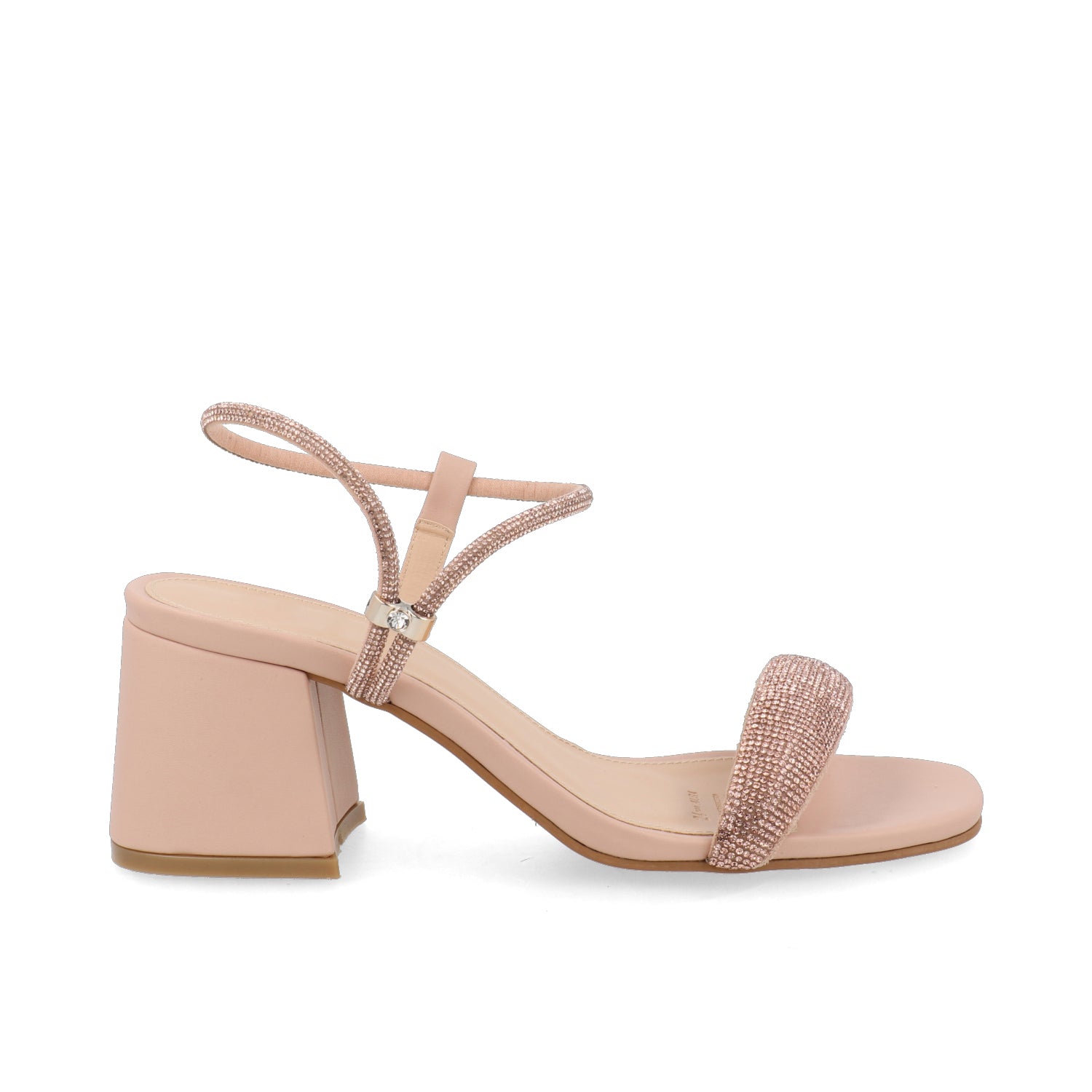 Zapatilla de Fiesta Vazza color Oro Rosa para Mujer