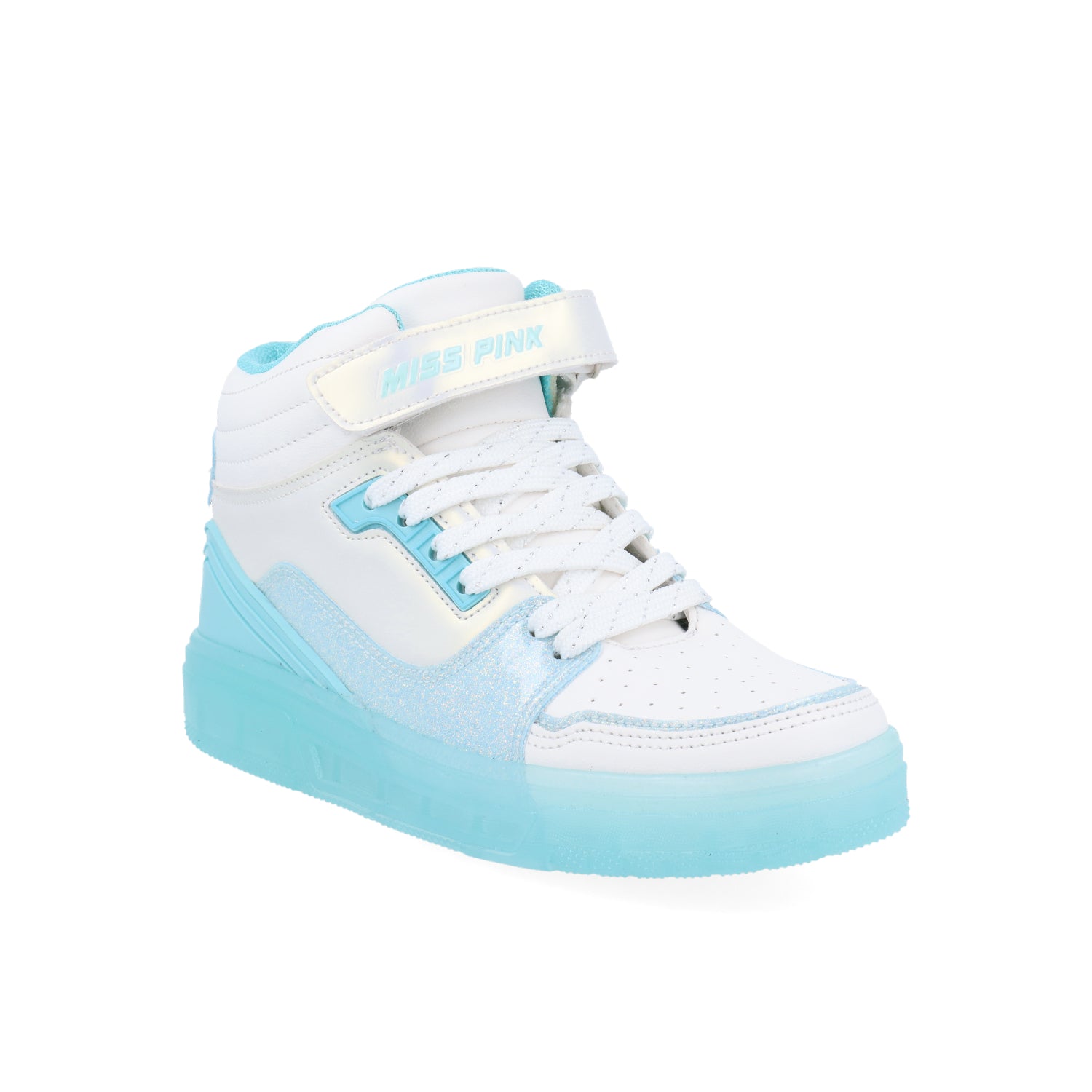 Tenis Urbano Vazza color Blanco con detalles azul para Niña