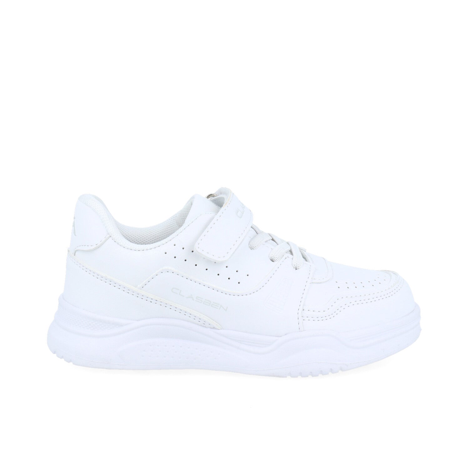 Tenis Escolar Clasben color Blanco para Junior Niña