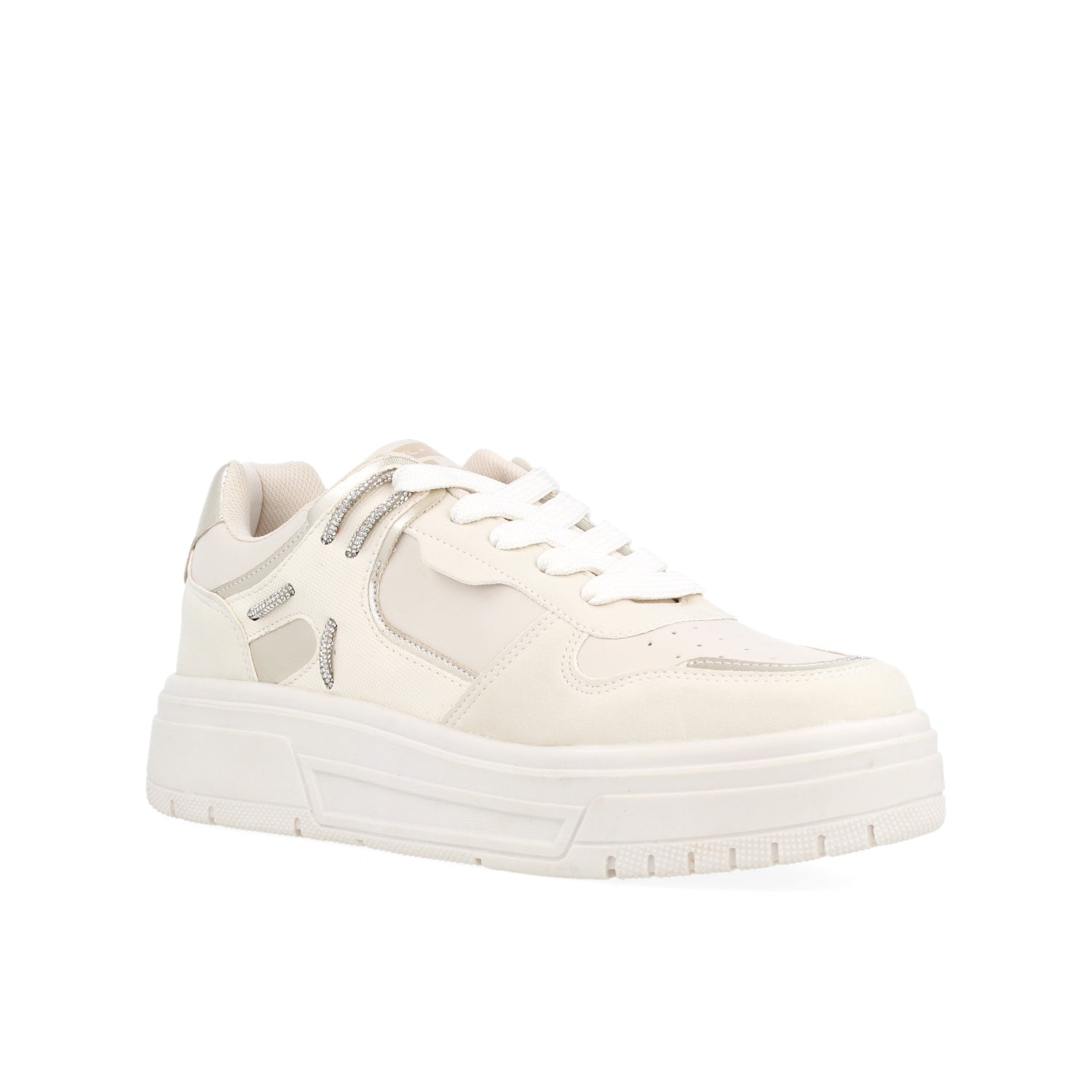 Tenis Urbano Tropicana color Blanco con Rosa para Mujer