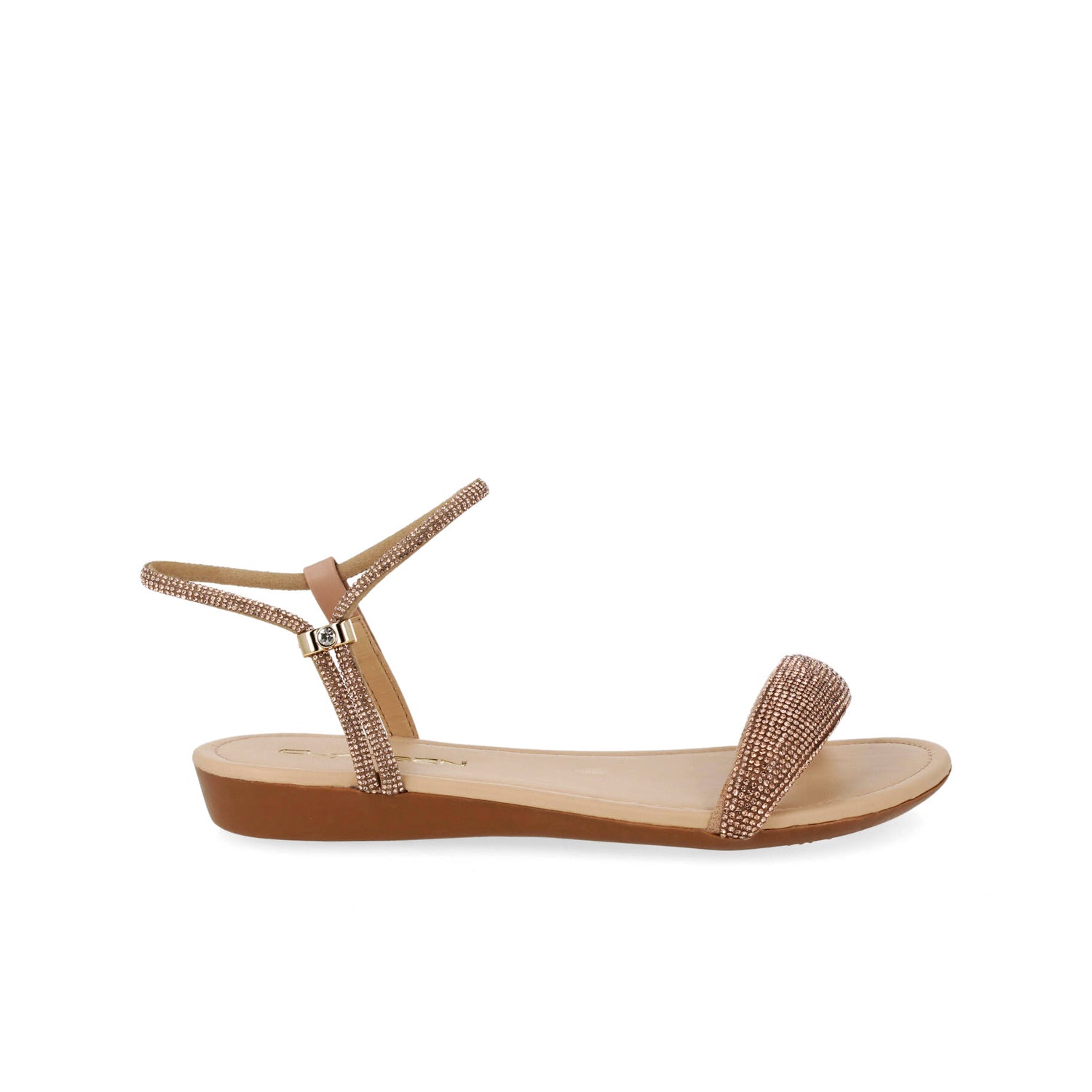 Sandalia Casual Vazza color Oro para Mujer