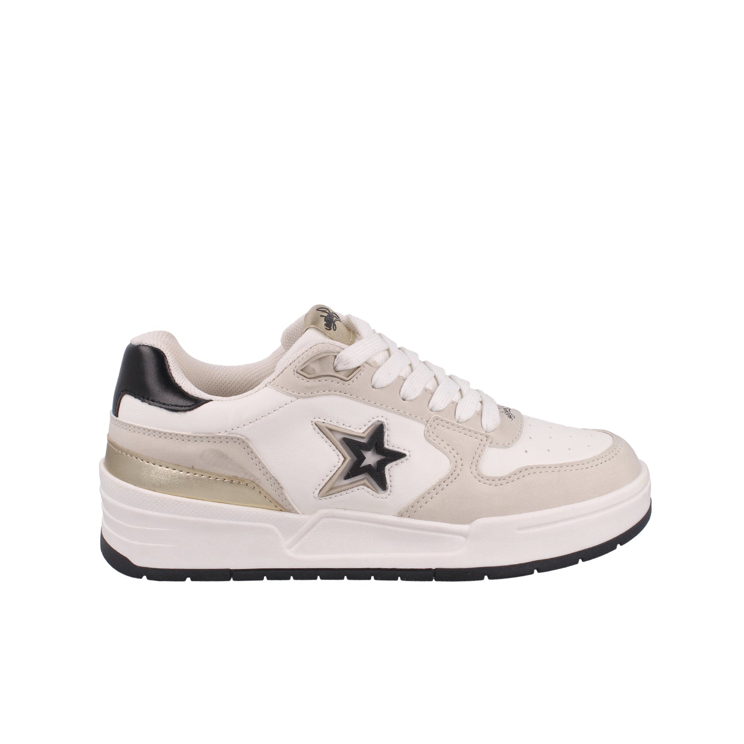 Tenis Urbano Clasben color Latte para Mujer