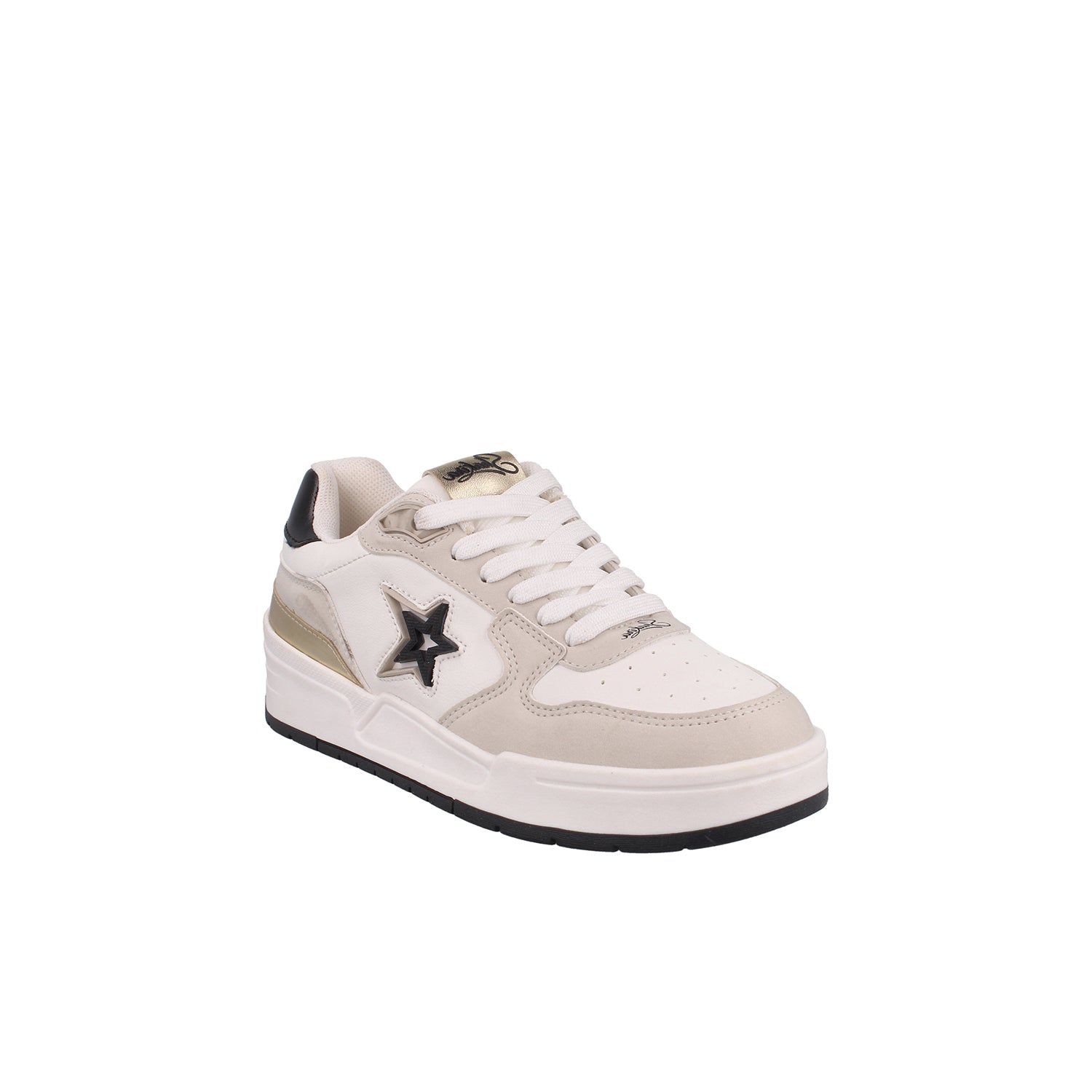 Tenis Urbano Clasben color Latte para Mujer