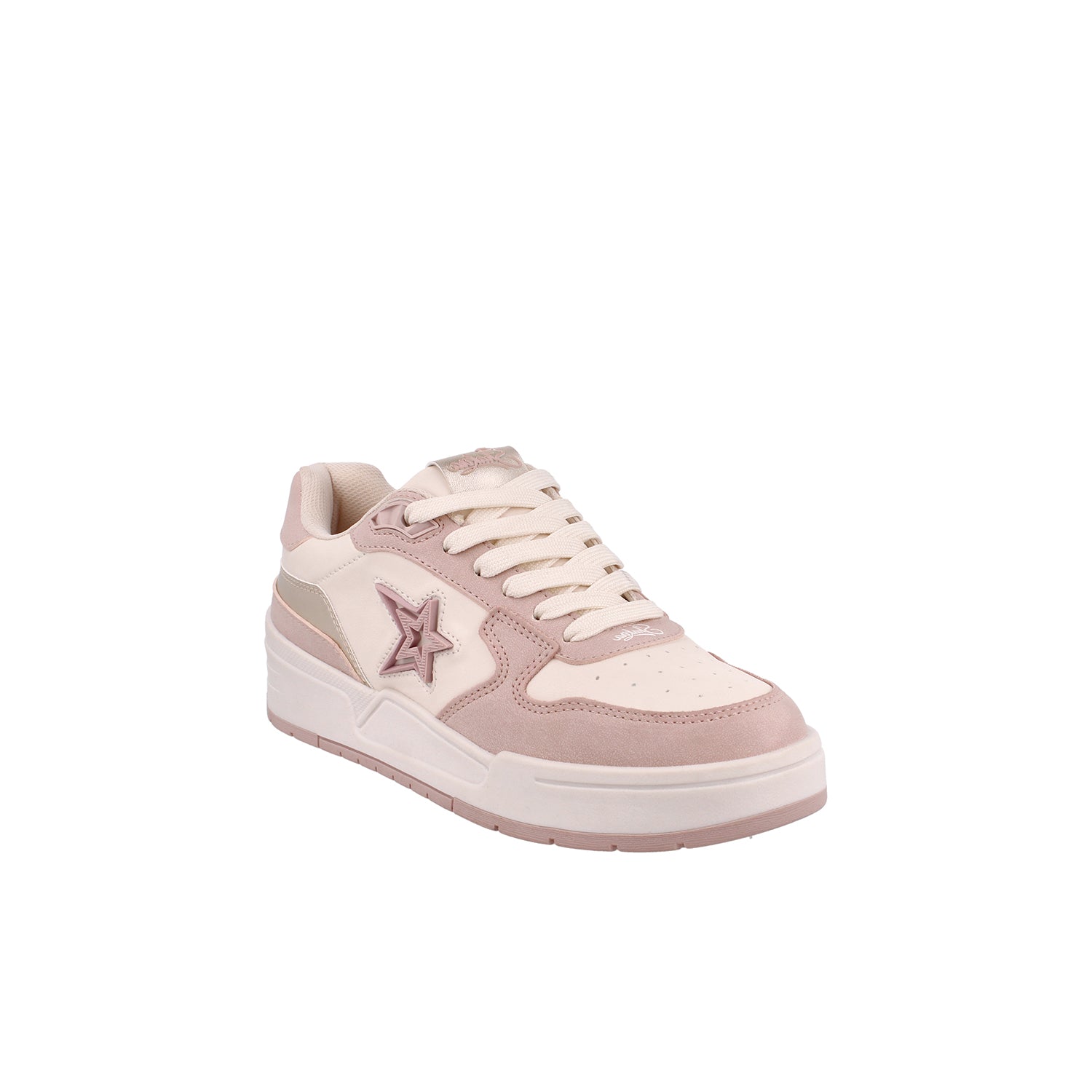 Tenis Urbano Clasben color Latte para Mujer